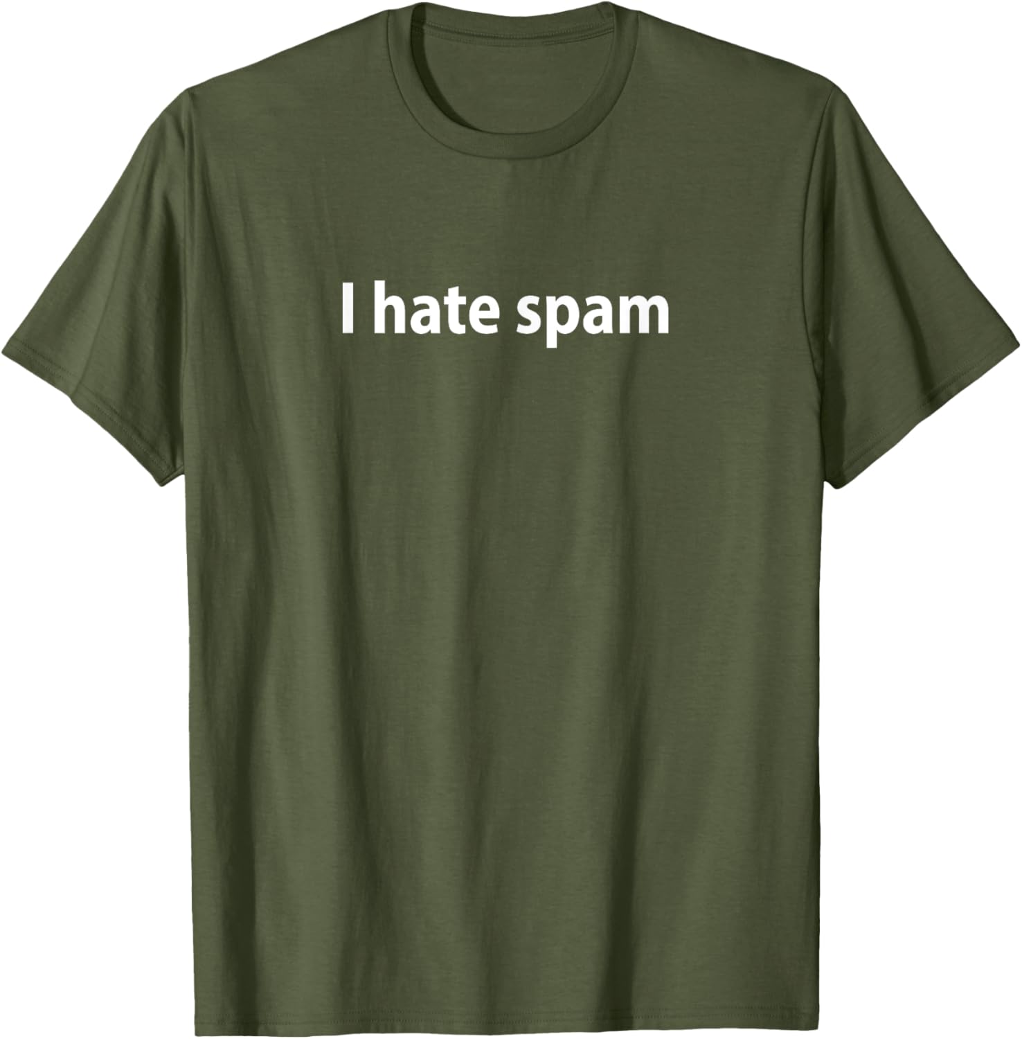 I Hate Spam T-Shirt Fun Graphic Tee for Casual Wear and Gifts - 17