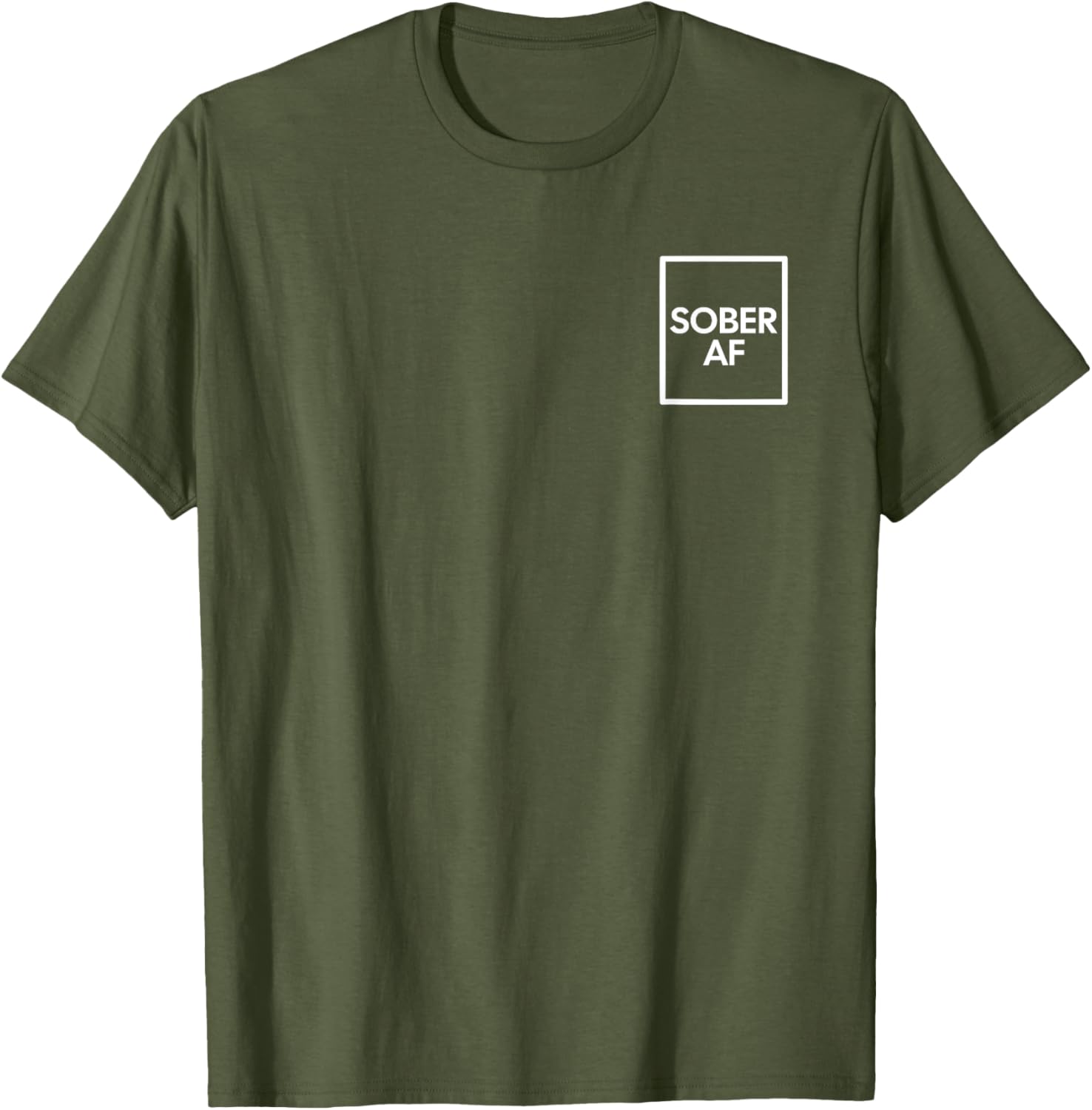 Funny Sober AF Sobriety Anniversary T-Shirt for AA Recovery Support - 15