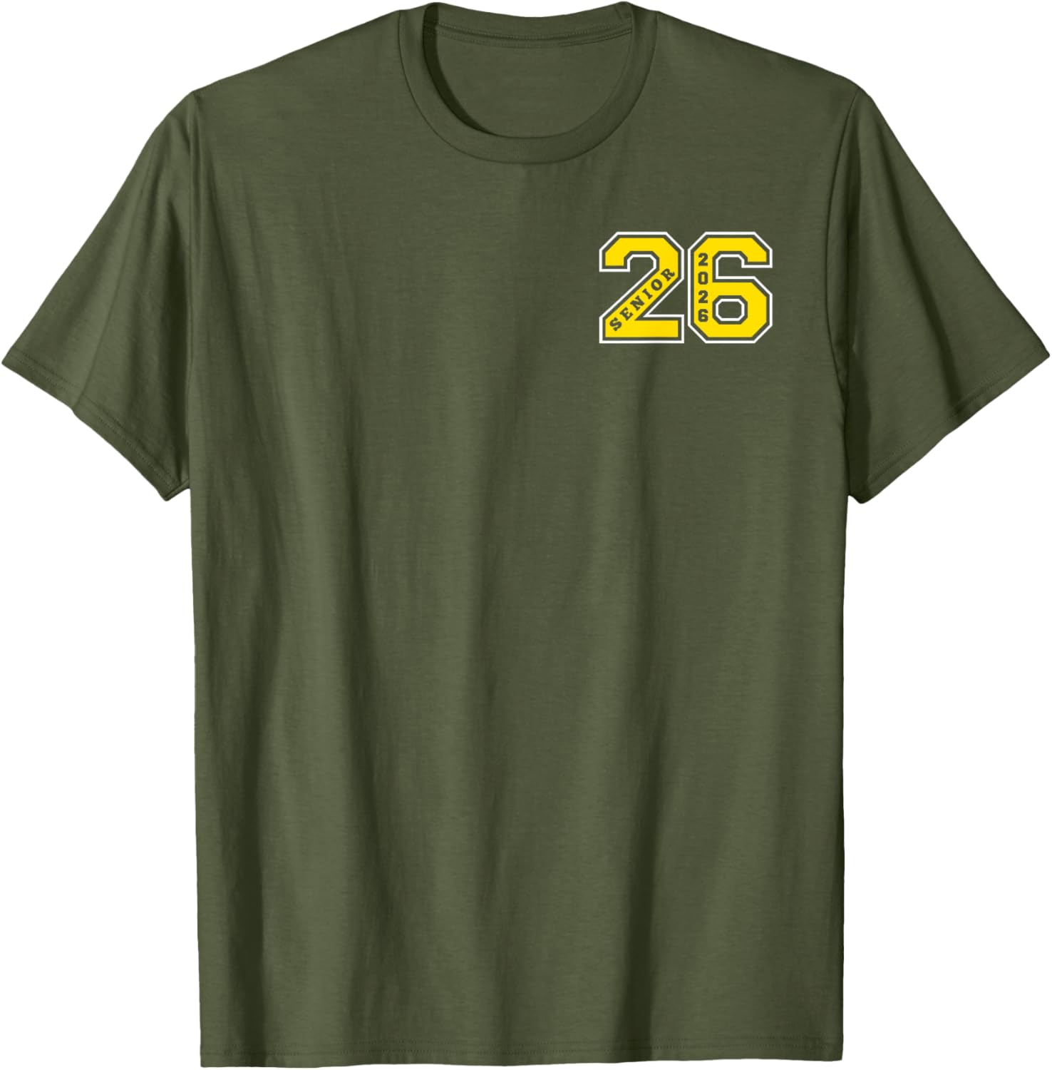Proud Dad 2026 Senior Gold T-Shirt for Celebrating Graduation Day - 8