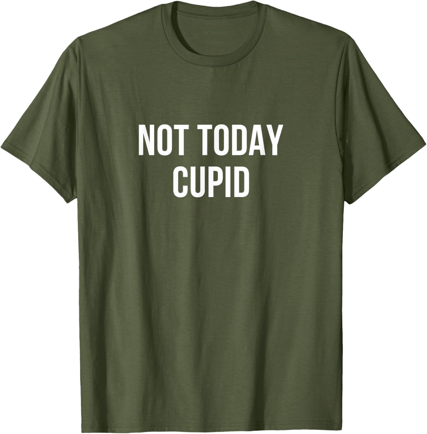 Not Today Cupid T-Shirt for Fun Valentine's Day Celebration - 6