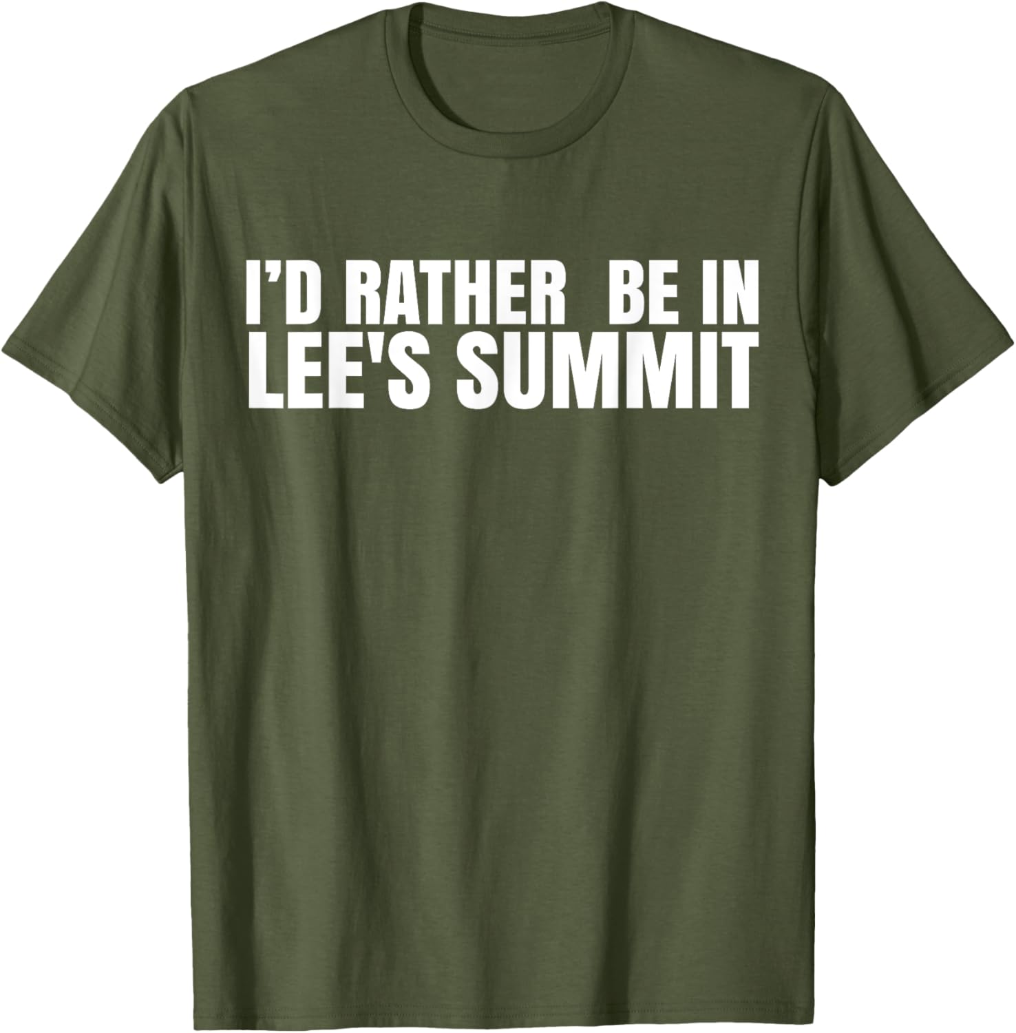 I'd Rather Be in Lee's Summit T-Shirt for Comfort and Style - 24