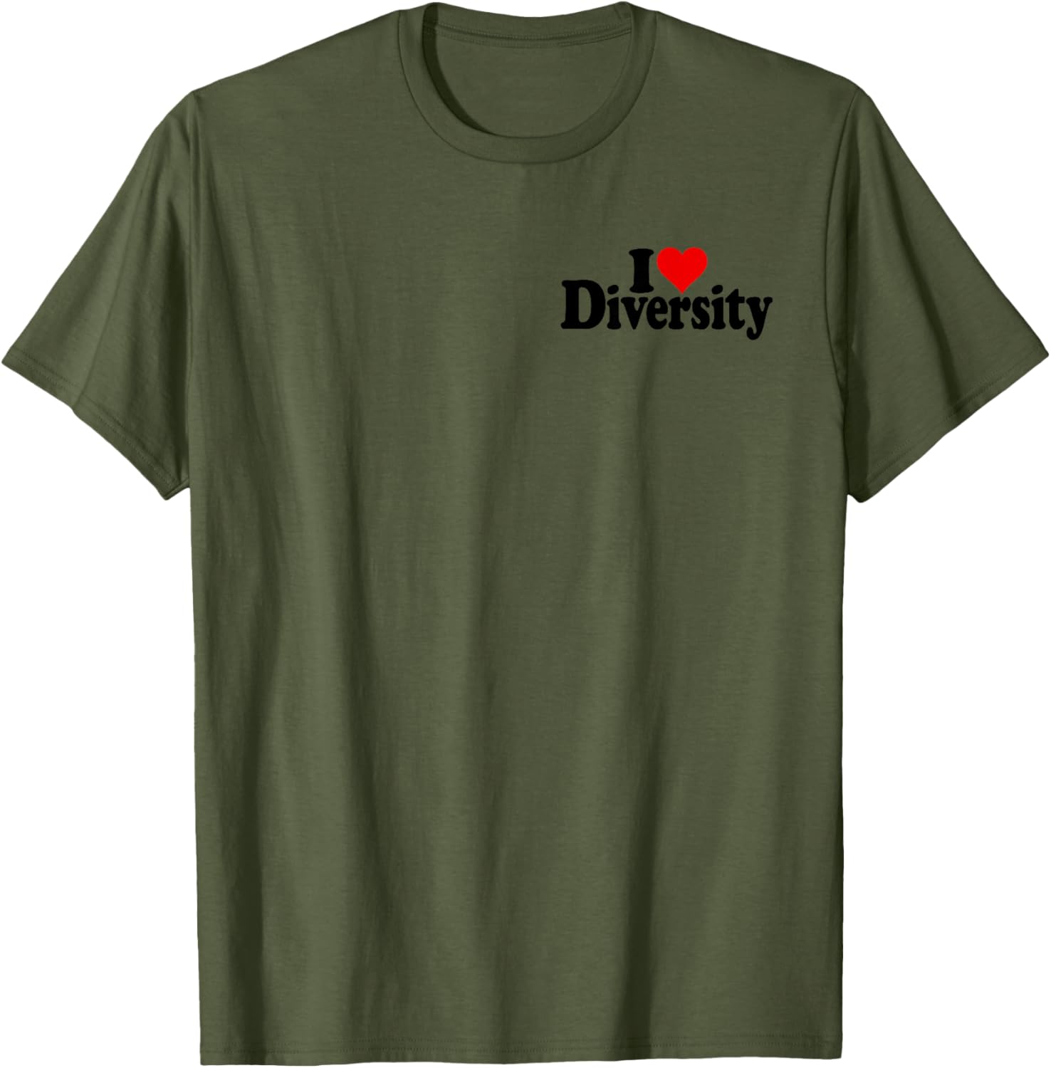 I Love Heart Diversity Strength in Diversity T-Shirt for Everyone - 20