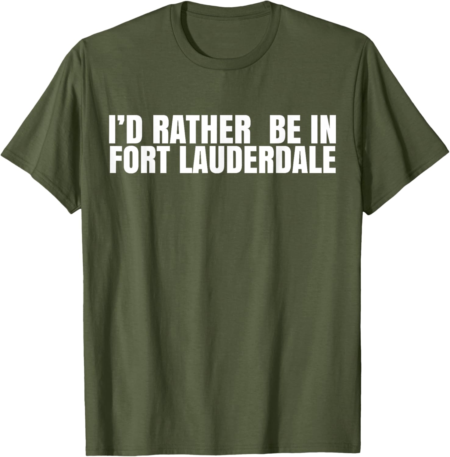 I'd Rather Be in Fort Lauderdale T-Shirt – Fun Florida Vacation Tee - 28