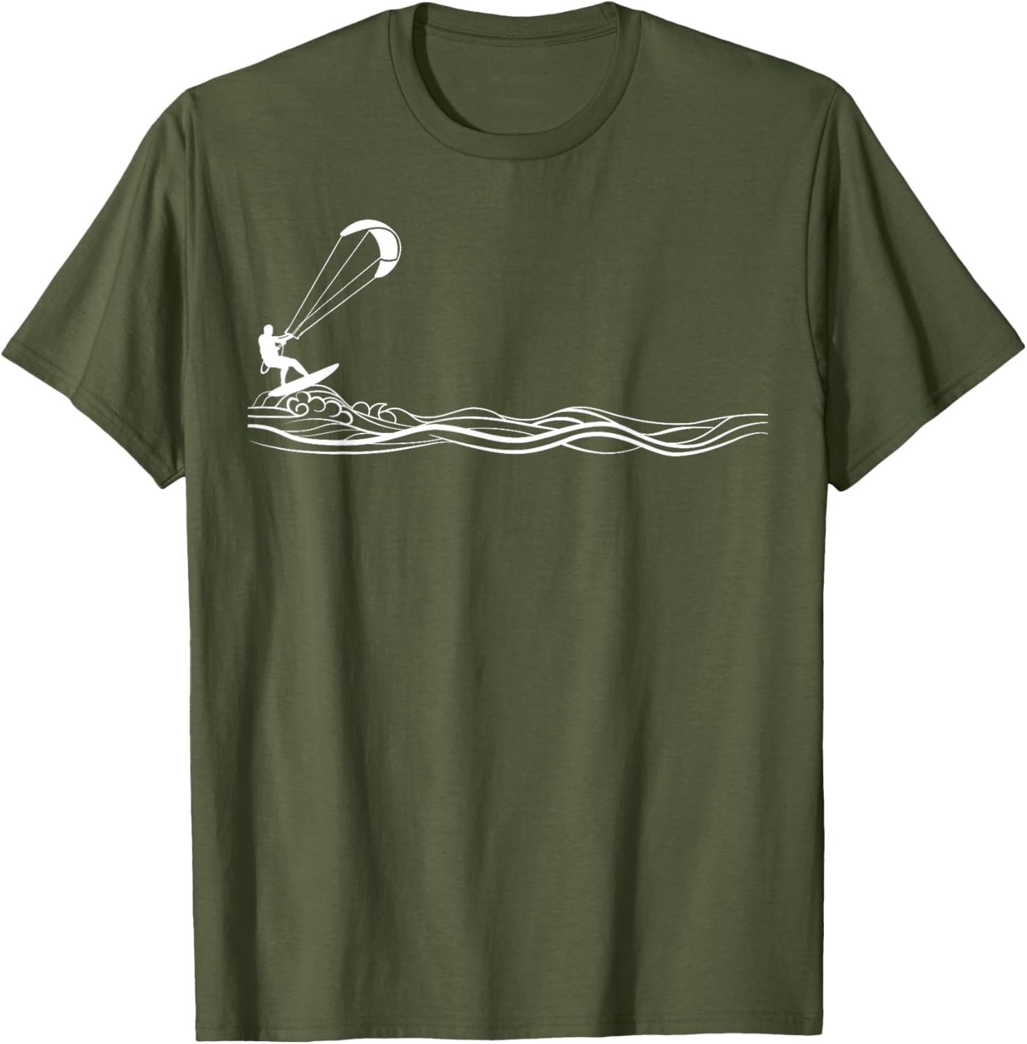 Minimalistic Kitesurfing T-Shirt for Kiteboarding Enthusiasts - 2