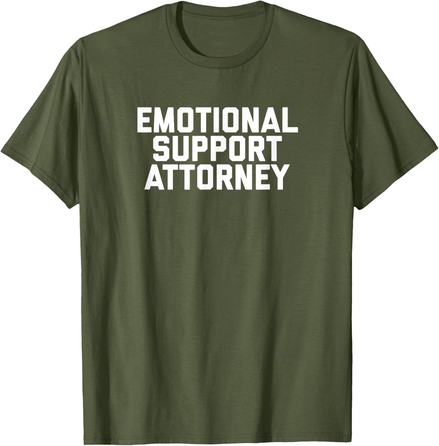 Fun Emotional Support Attorney Lawyer Joke T-Shirt for Legal Professionals - 3