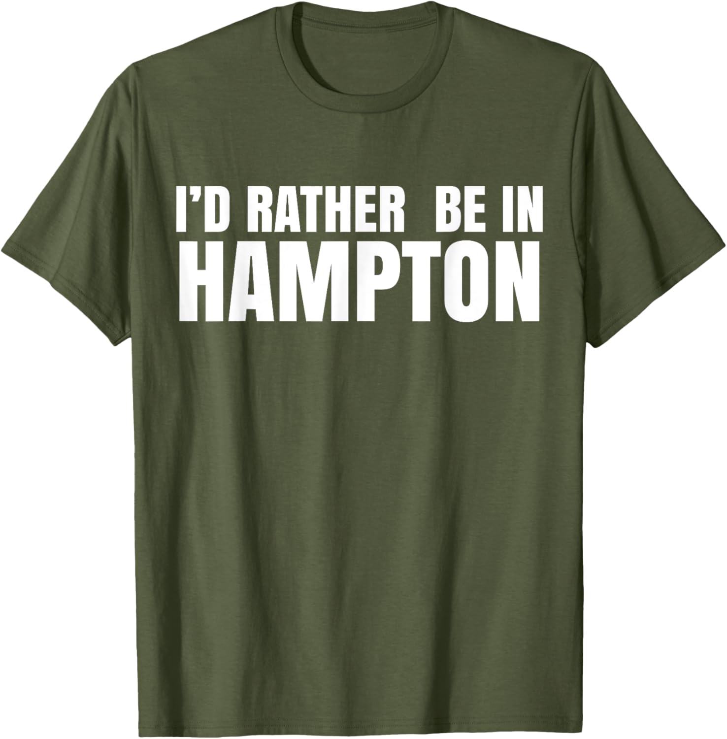 I'd Rather Be in Hampton T-Shirt for Relaxed Style and Comfort - 8