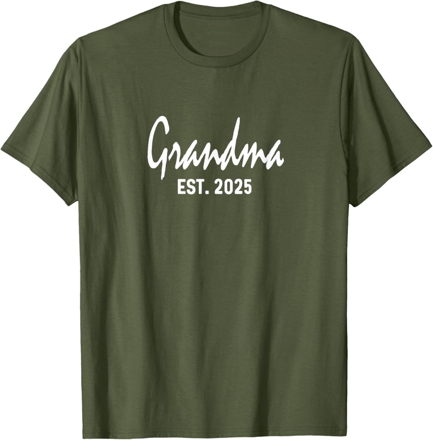 Grandma Est 2025 Expecting Reveal Surprise T-Shirt for New Grandparents - 2