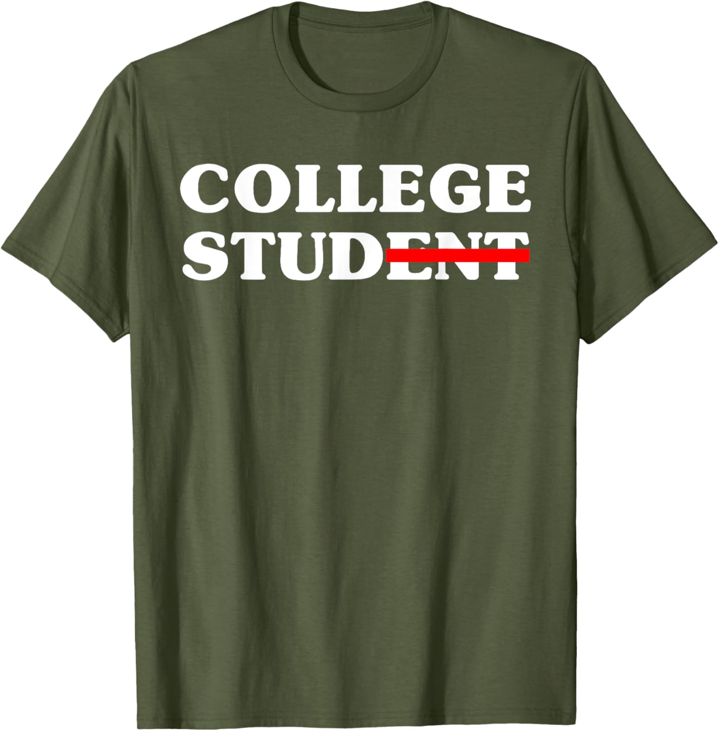 Funny College Student Novelty Tee 2025 Gift for Campus Life - 18