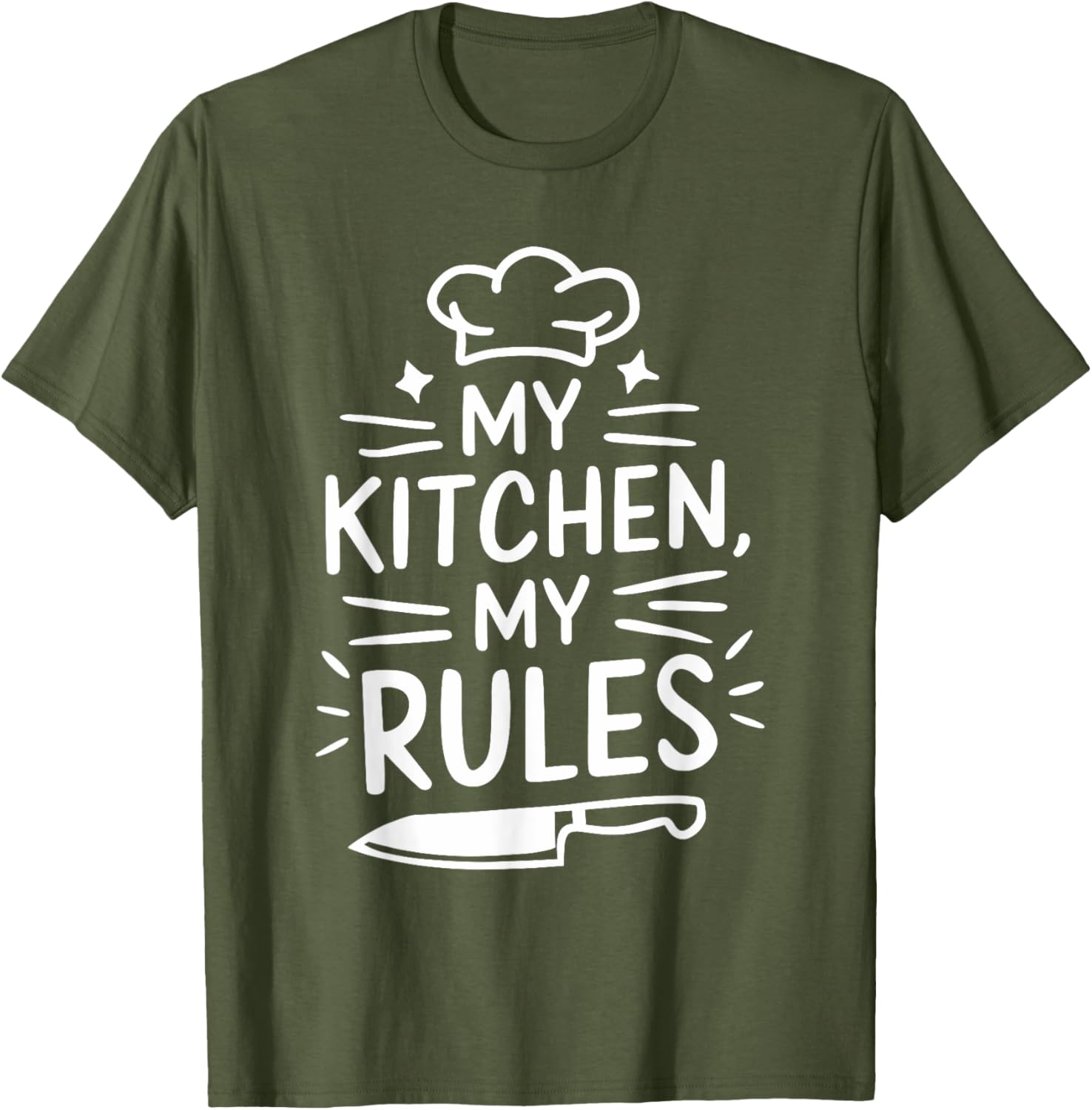 My Kitchen My Rules Chef T-Shirt for Cooking Enthusiasts - 2