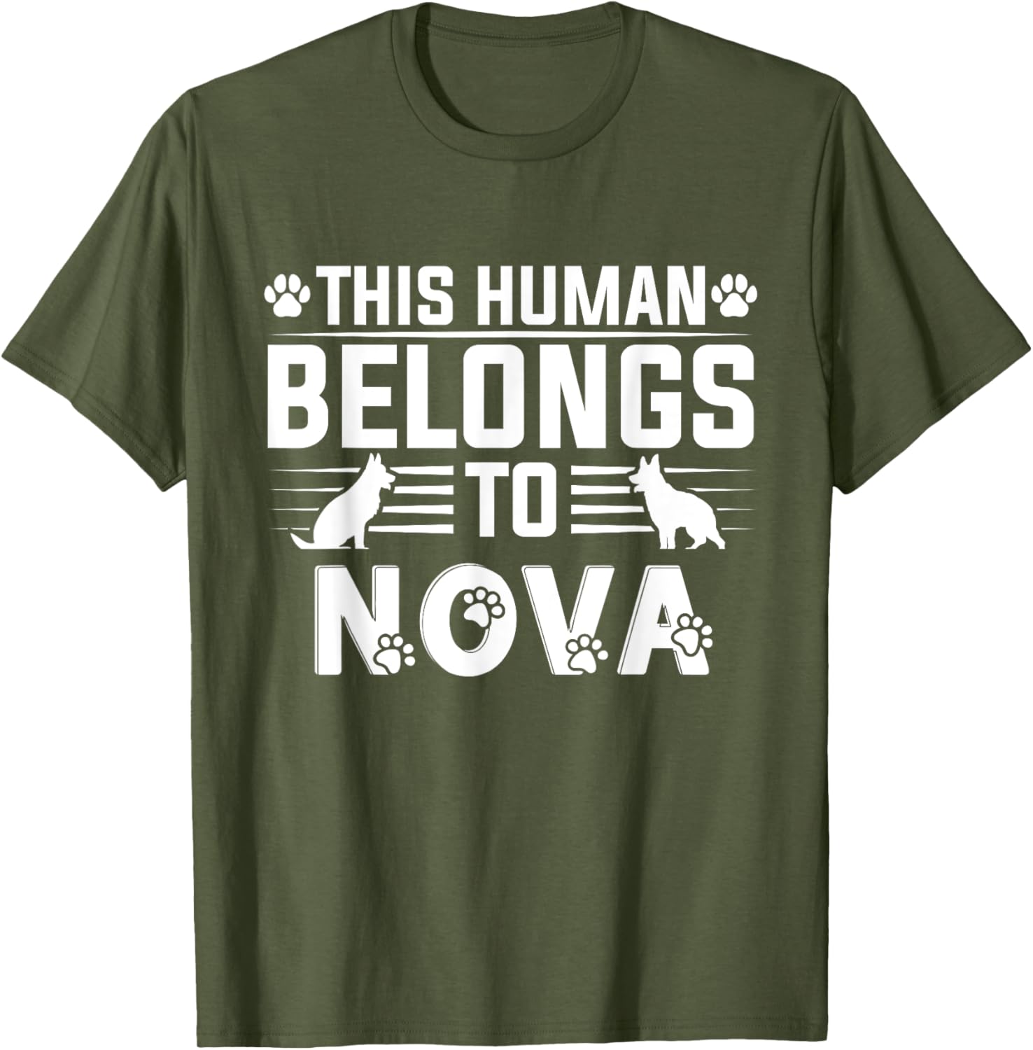 Personalized Nova Dog T-Shirt for Men, Women, Girls, and Kids - 7