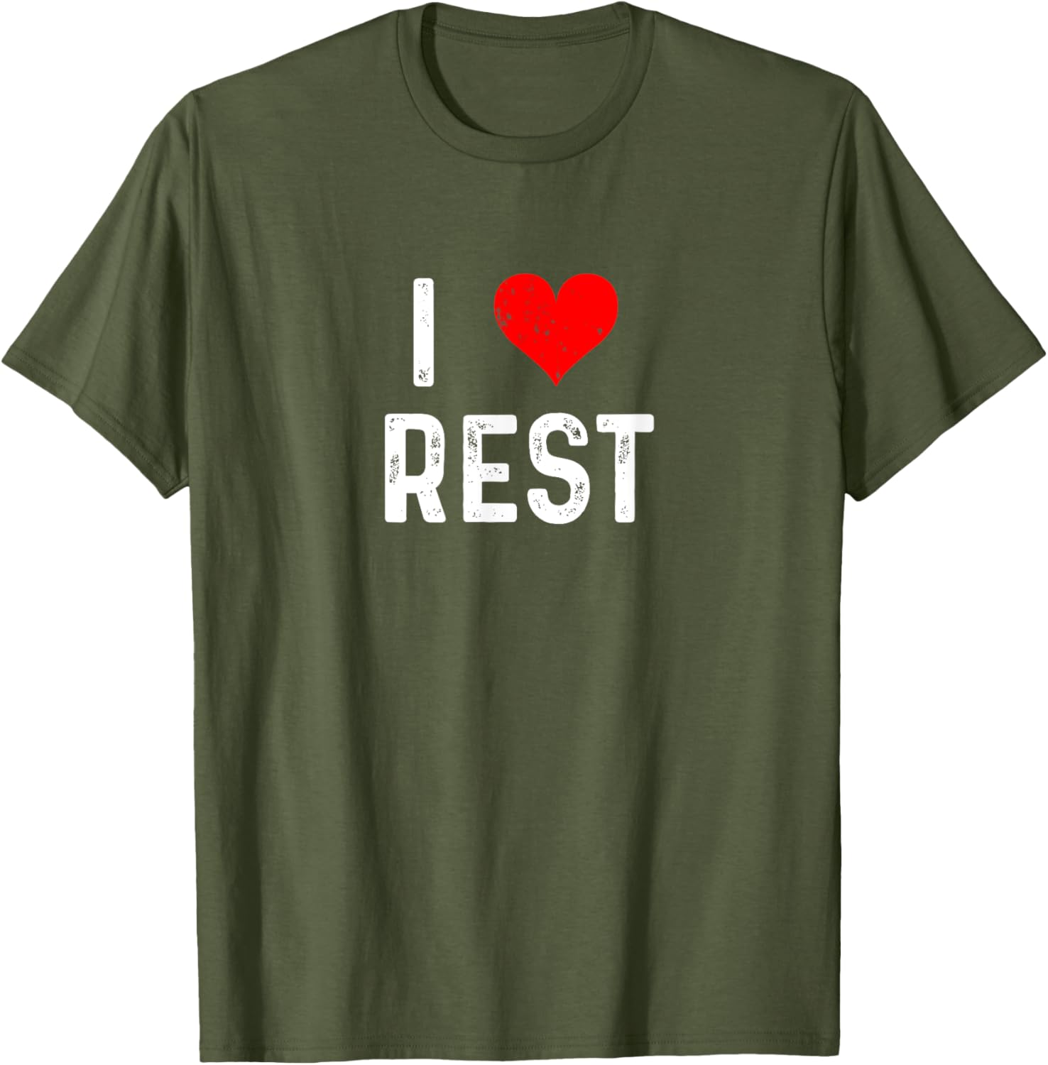 I Love Rest Heart Relaxing Sleep T-Shirt for Comfort Lovers - 19