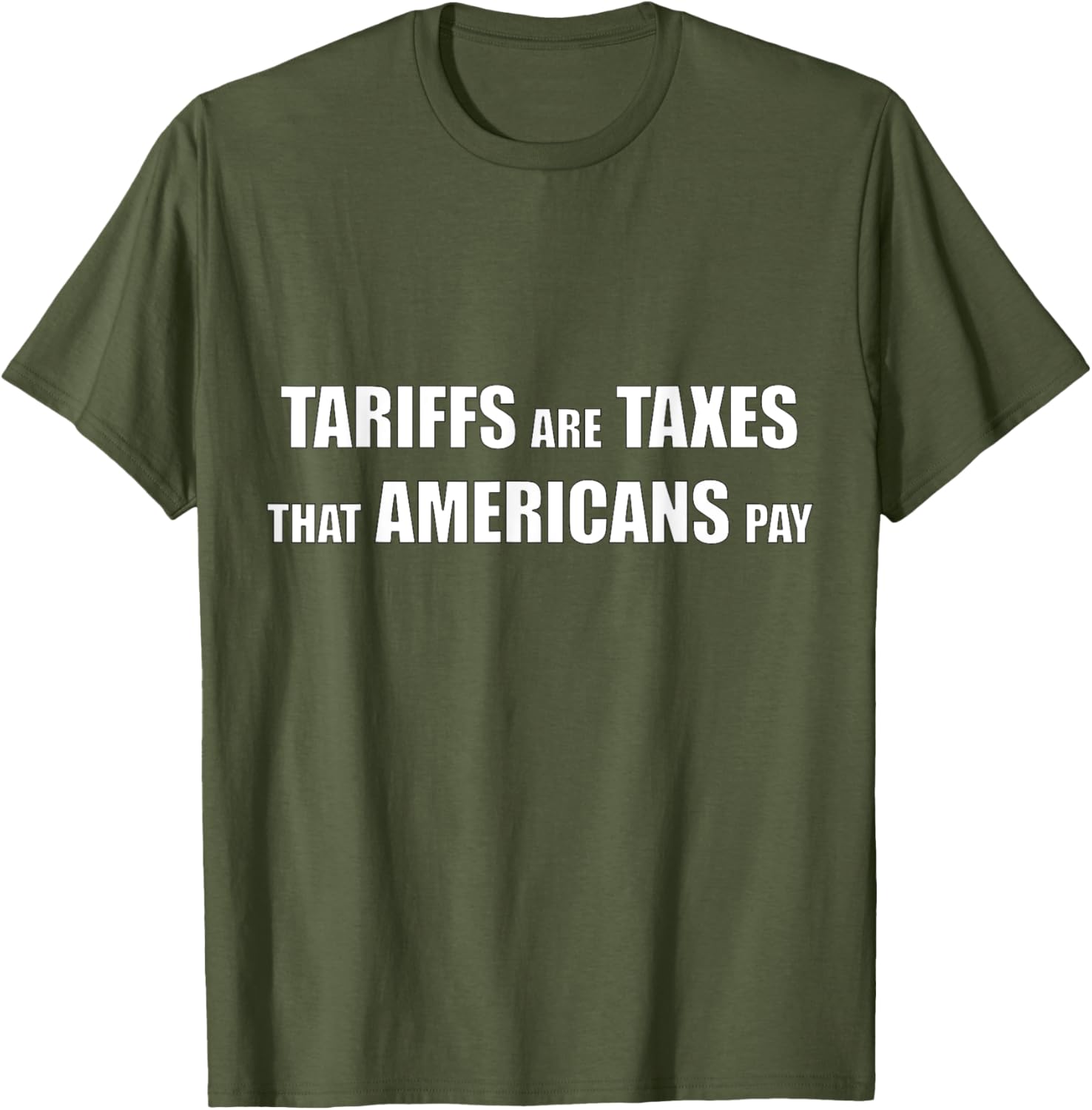 Tariffs are Taxes that Americans Pay T-Shirt for Proud Patriots - 20