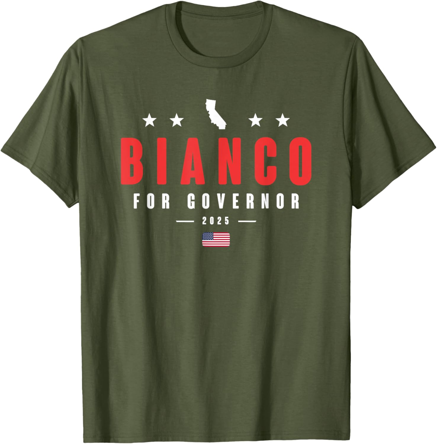 Bianco for Governor T-Shirt - Stylish Political Apparel for Supporters - 17