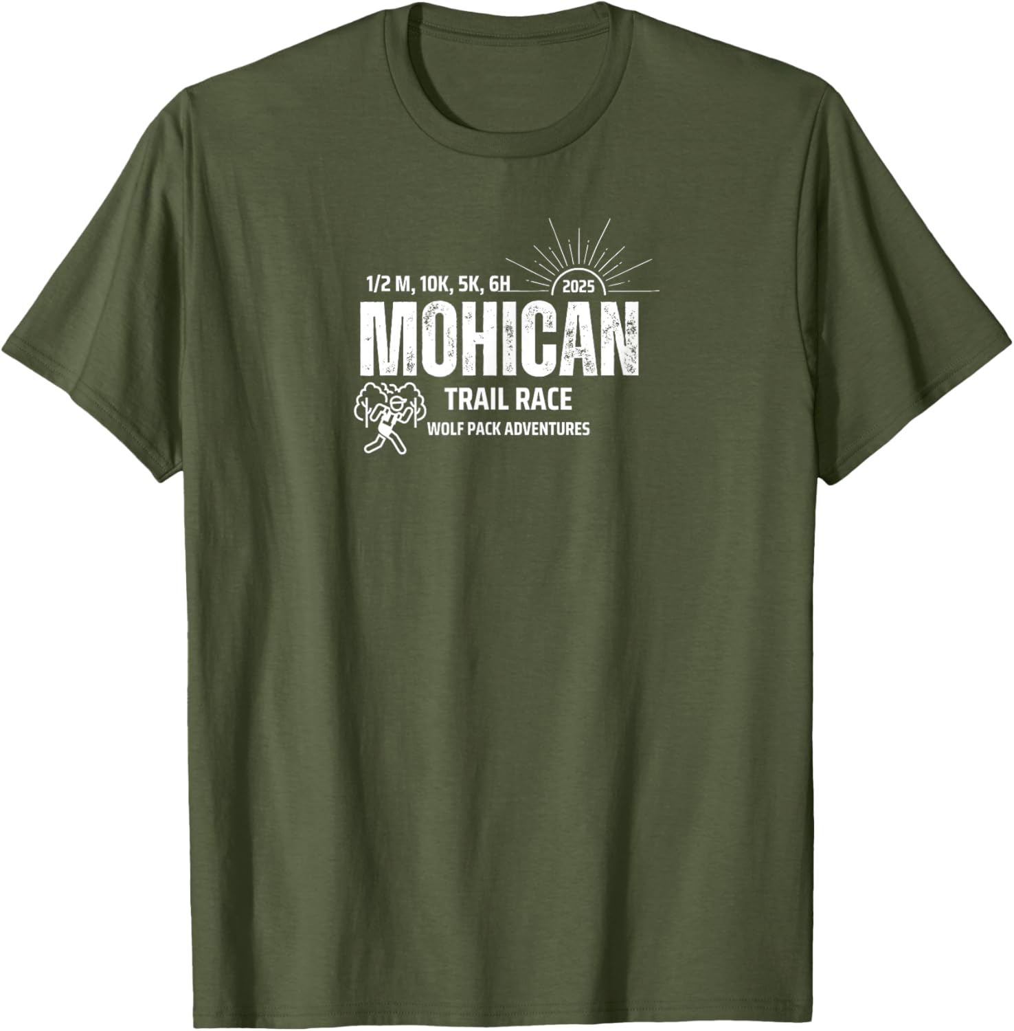 Mohican Trail Race T-Shirt for Outdoor Adventures and Running Gear - 17