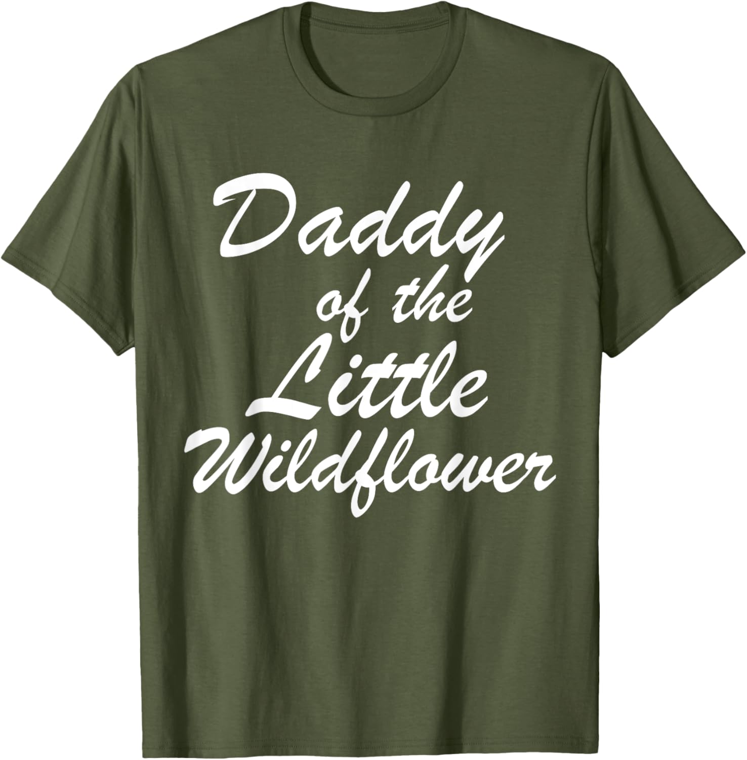 Daddy of The Little Wildflower T-Shirt for Dads - Cute Family Apparel - 14