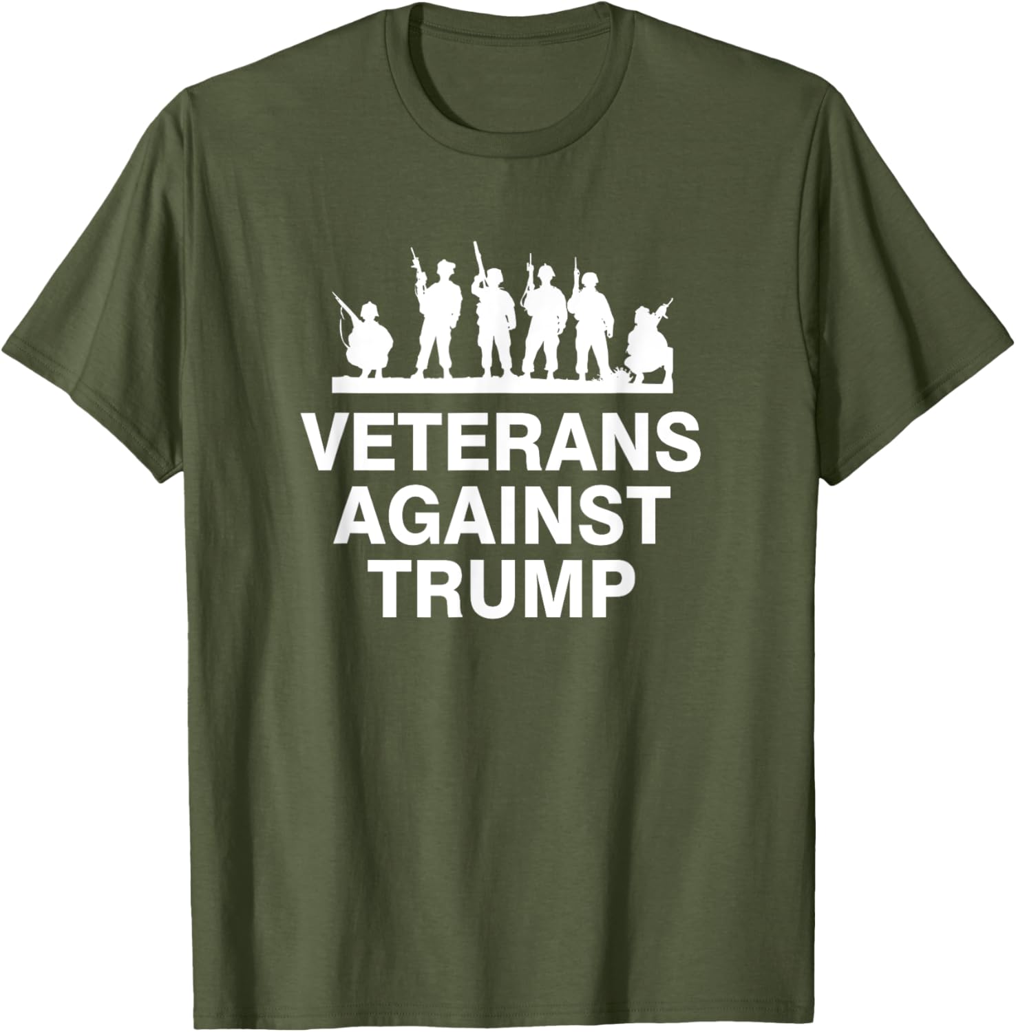 Veterans Against Trump T-Shirt for Supportive Activism and Style - 8