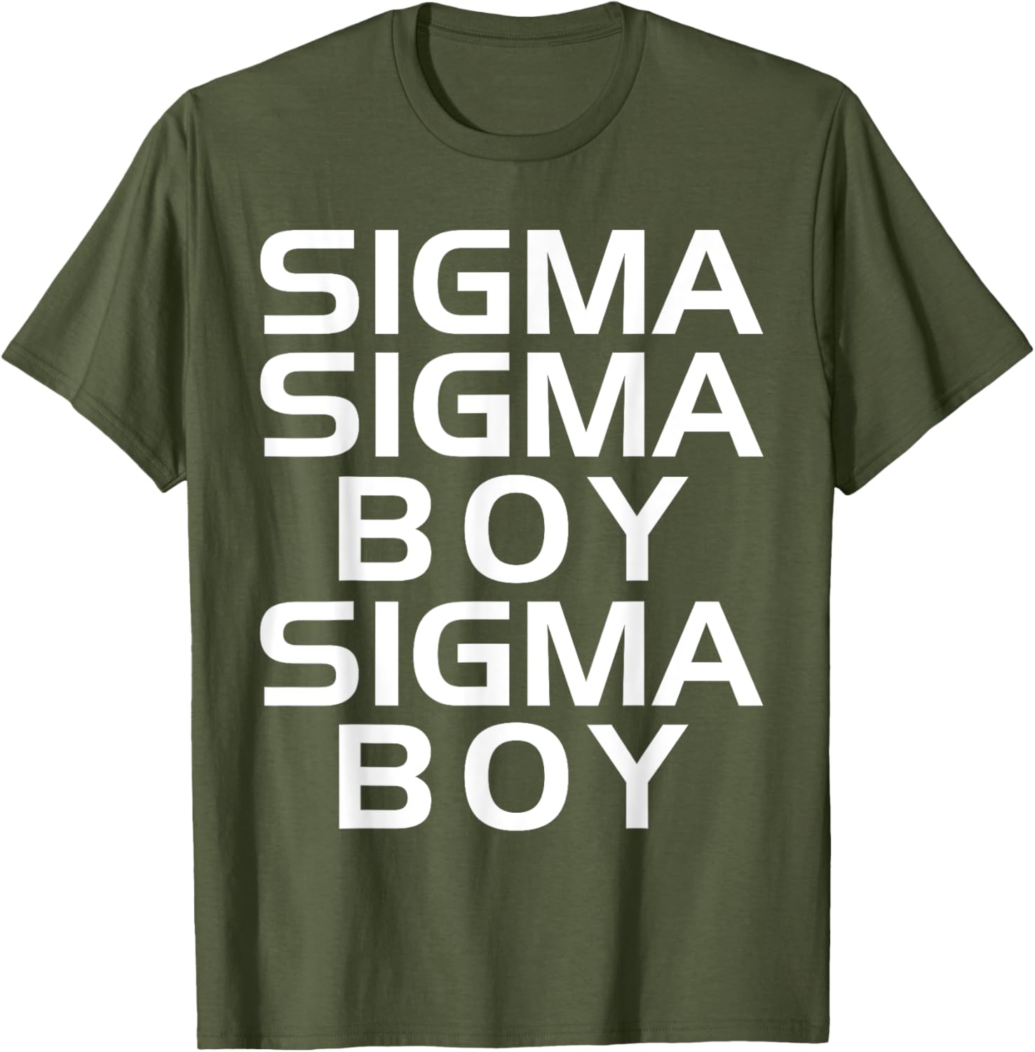 Sigma Boy T-Shirt - Motivational Sigma Male Trendy Design Apparel - 1