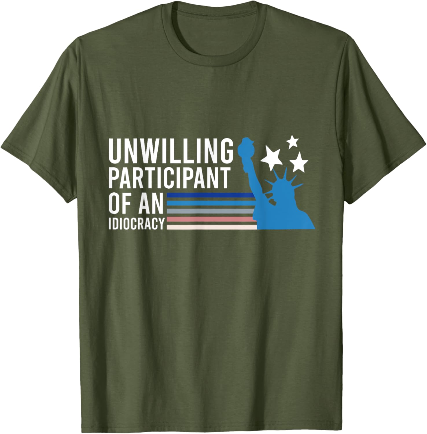 Unwilling Participant of an Idiocracy T-Shirt for Fun Fashion Lovers - 12