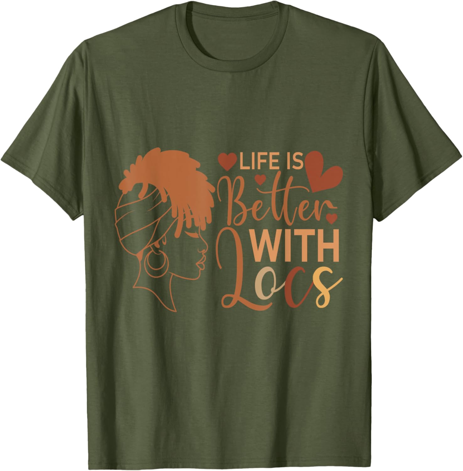 Life Is Better with Locs T-Shirt for Melanin Queens and Culture Lovers - 6