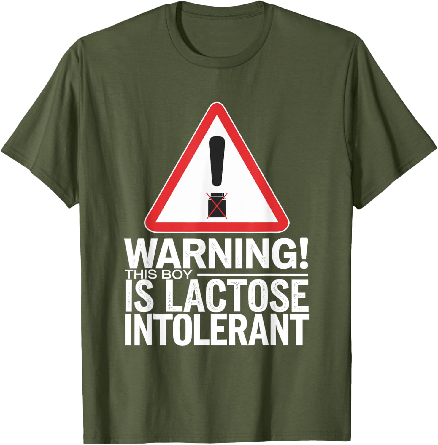 Lactose Intolerance Boy T-Shirt for Dairy Allergy Awareness and Style - 8