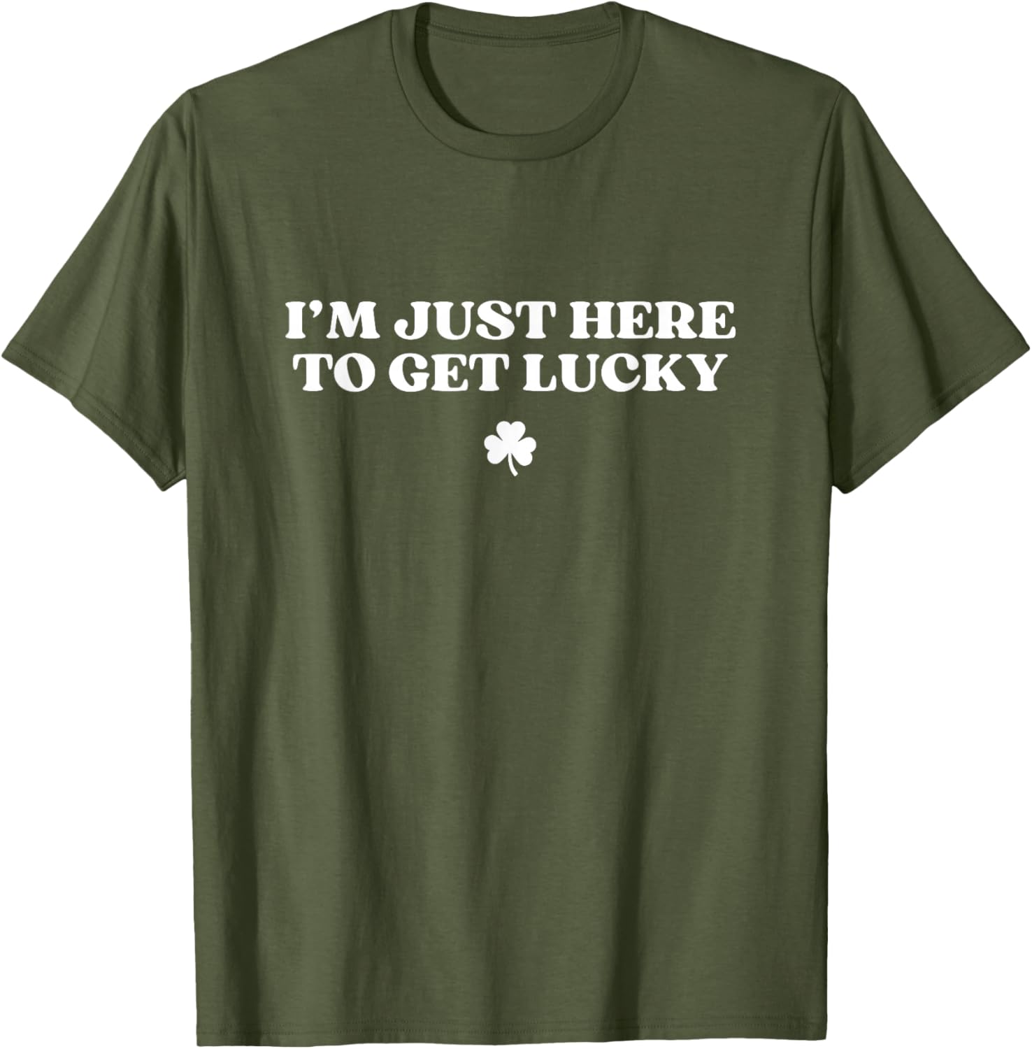 Get Lucky Shamrock Funny St Patricks Day T-Shirt for Festive Fun - 1