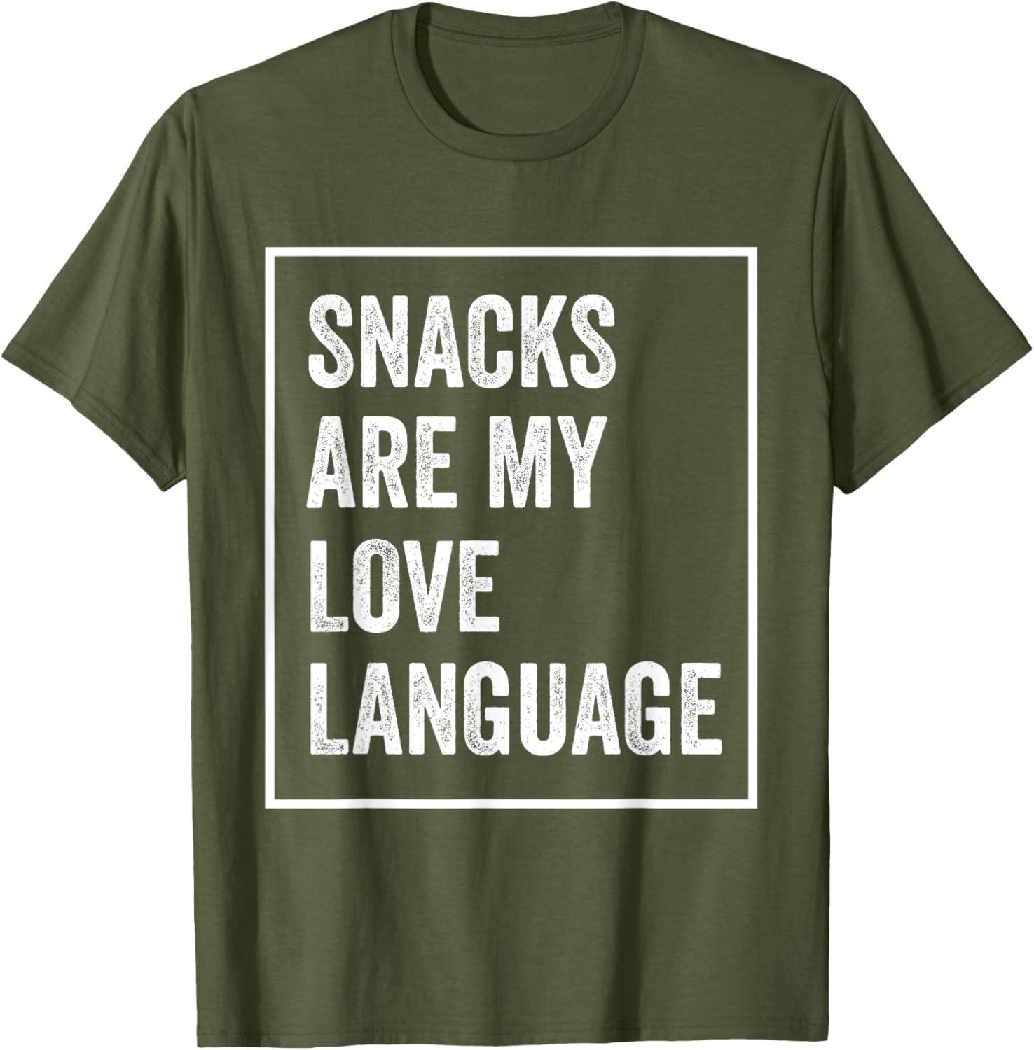 Funny Valentine's Day T-Shirt Snacks Are My Love Language Apparel - 12