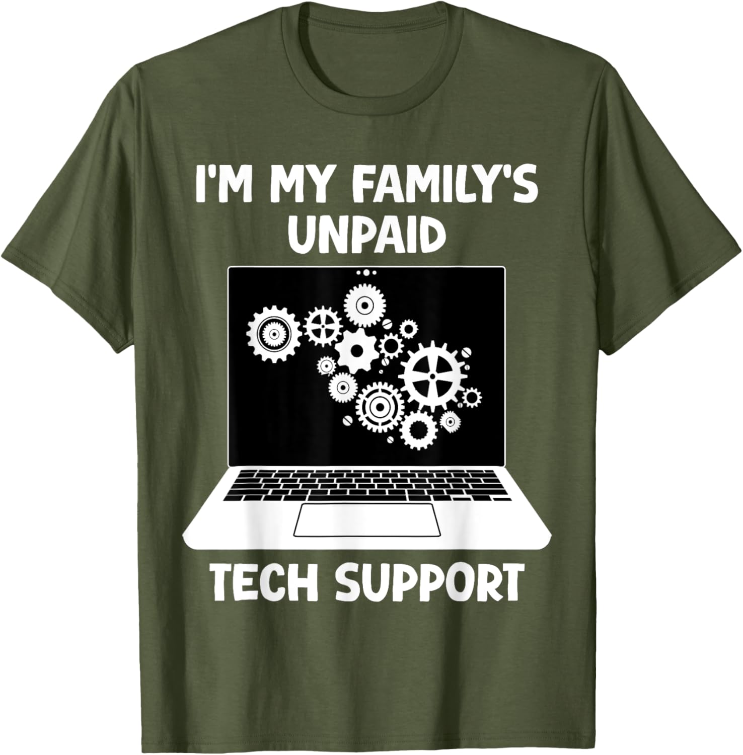 Funny Computer Engineer T-Shirt for Unpaid Tech Support Heroes - 9