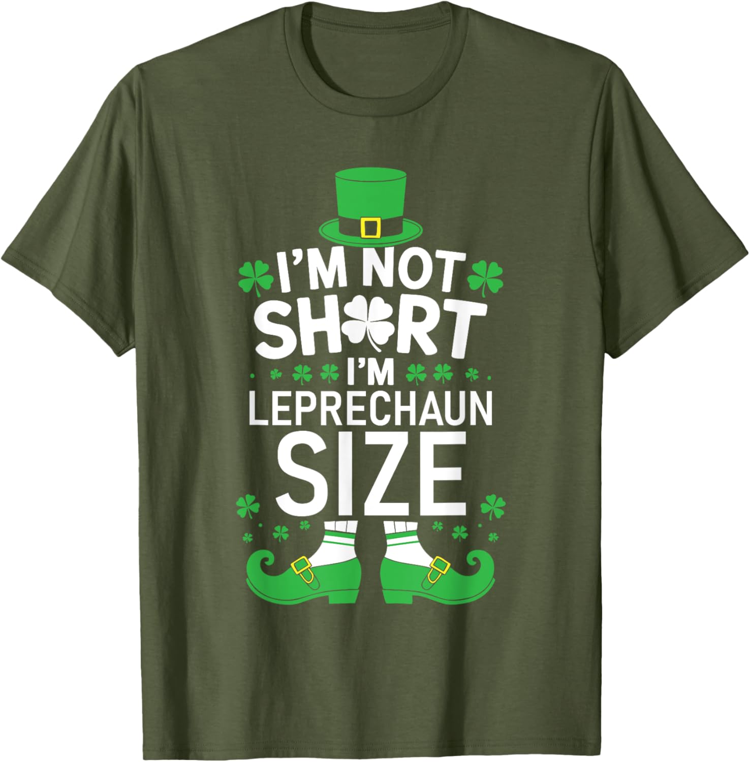 Leprechaun Size St Patrick's Day T-Shirt Fun and Stylish Gift - 14