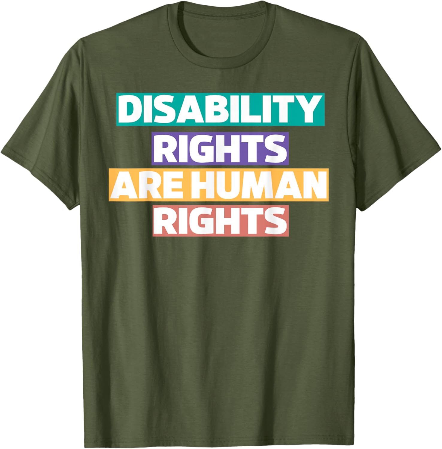 Disability Rights Are Human Rights T-Shirt for Advocacy and Style - 5