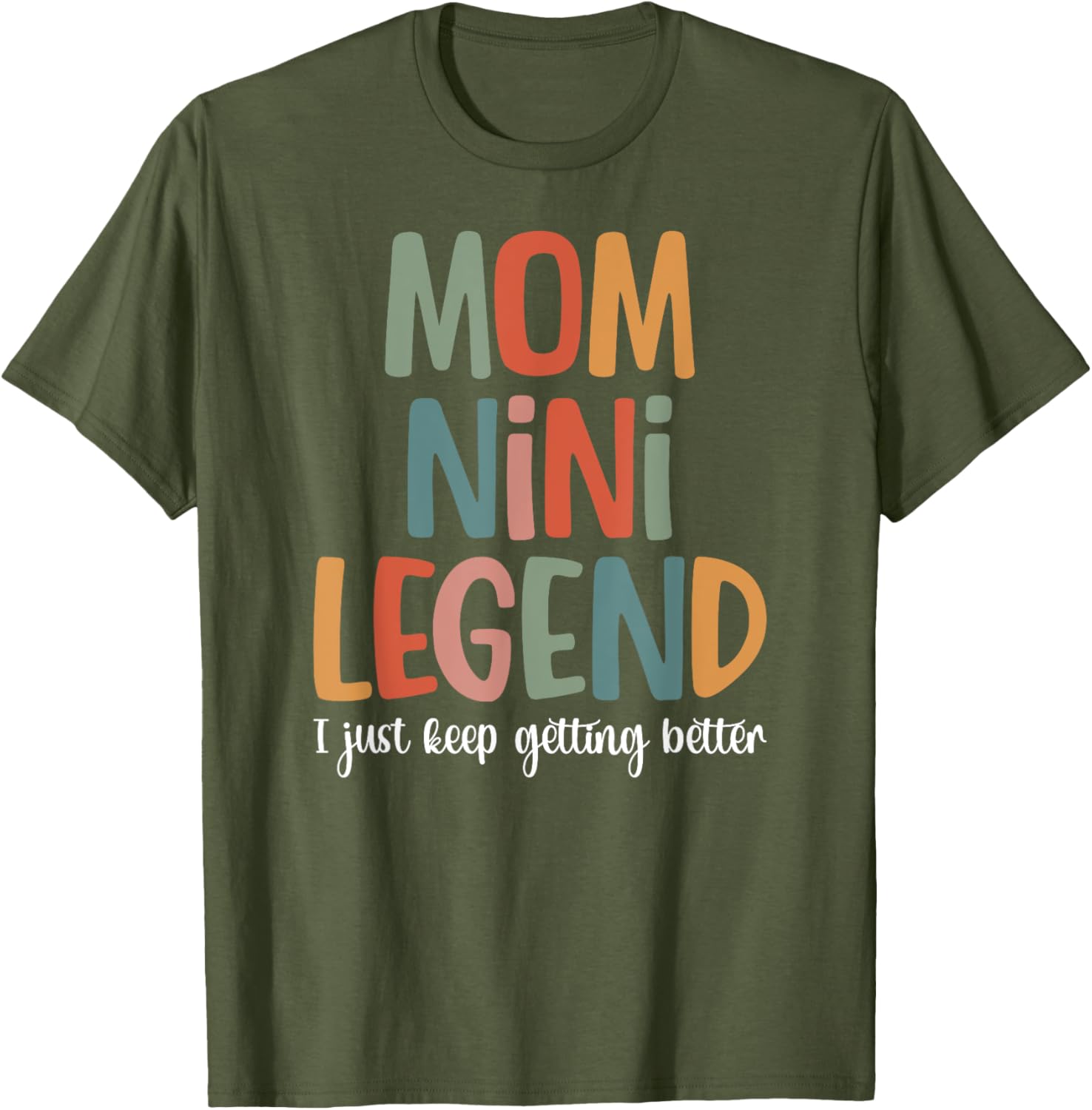 Mom Nini Legend T-Shirt for Grandmothers – Cute and Stylish Gift Idea - 4
