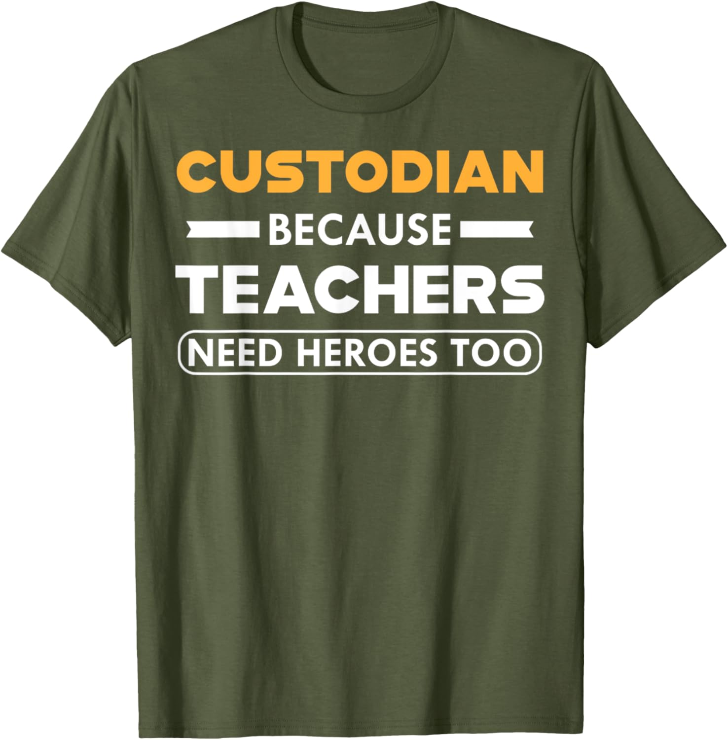 Funny Custodian T-Shirt for Teachers - Heroes in Action Apparel - 18