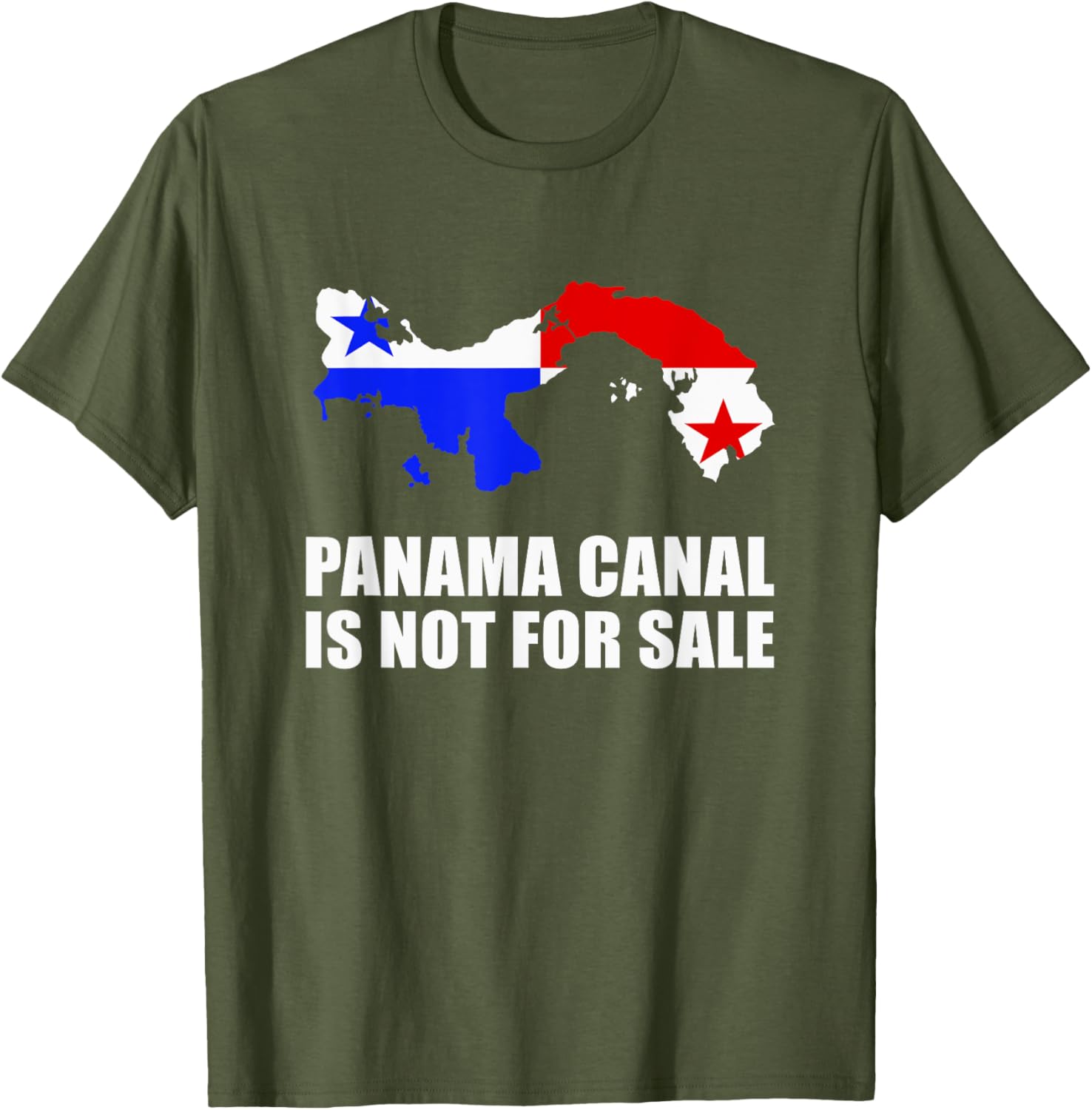 Panama Canal Not For Sale Map T-Shirt for Proud Panama and USA Fans - 15