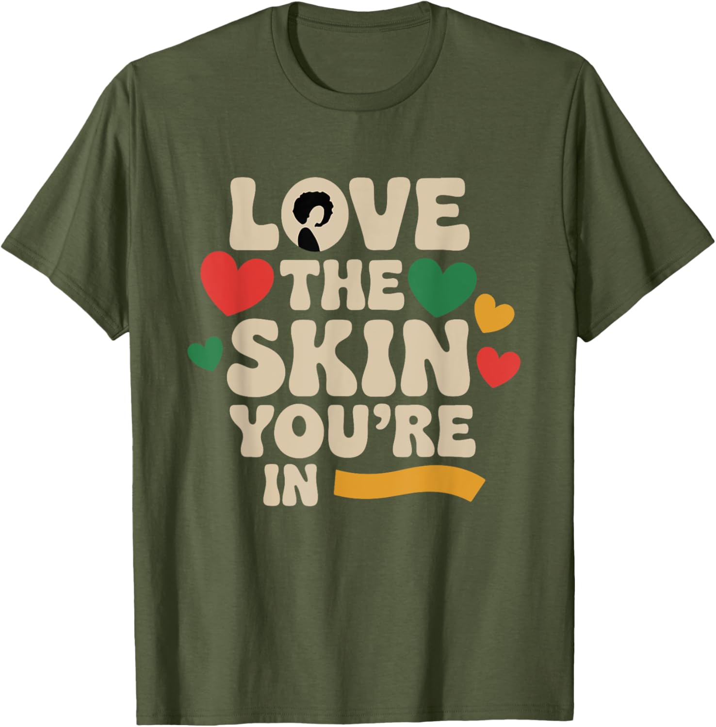Proud Afro Educated Black Woman T-Shirt Love Your Skin Fashion Tee - 11