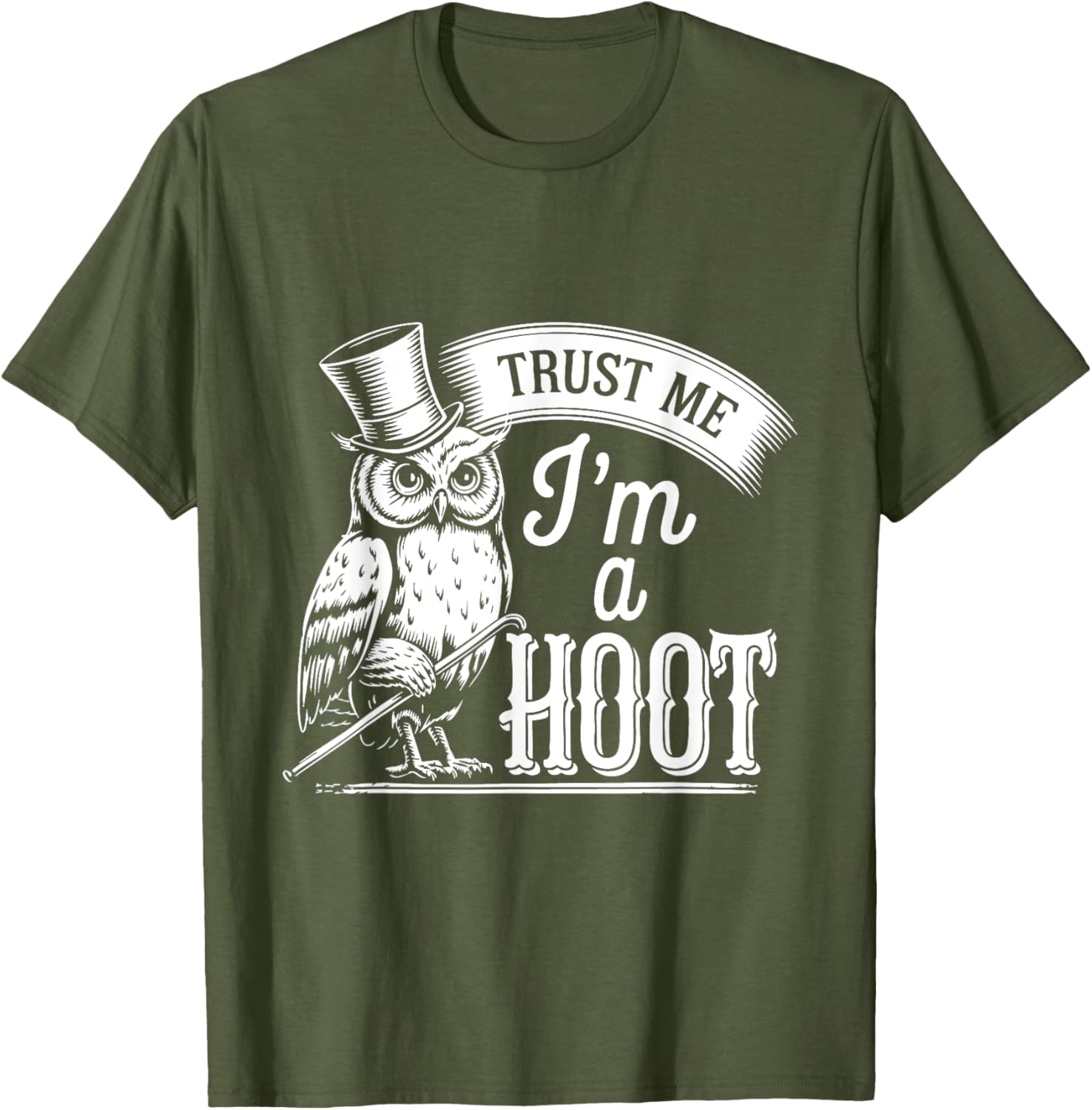 Funny Hoot Owl Sarcastic Bird T-Shirt for Hilarious Casual Wear - 4
