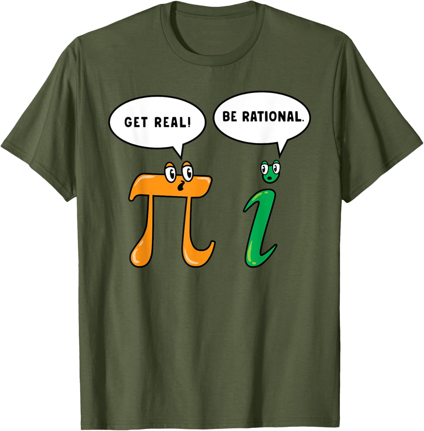 Funny Pi Day T-Shirt for Math Lovers - Get Real Be Rational Teacher Gift - 7