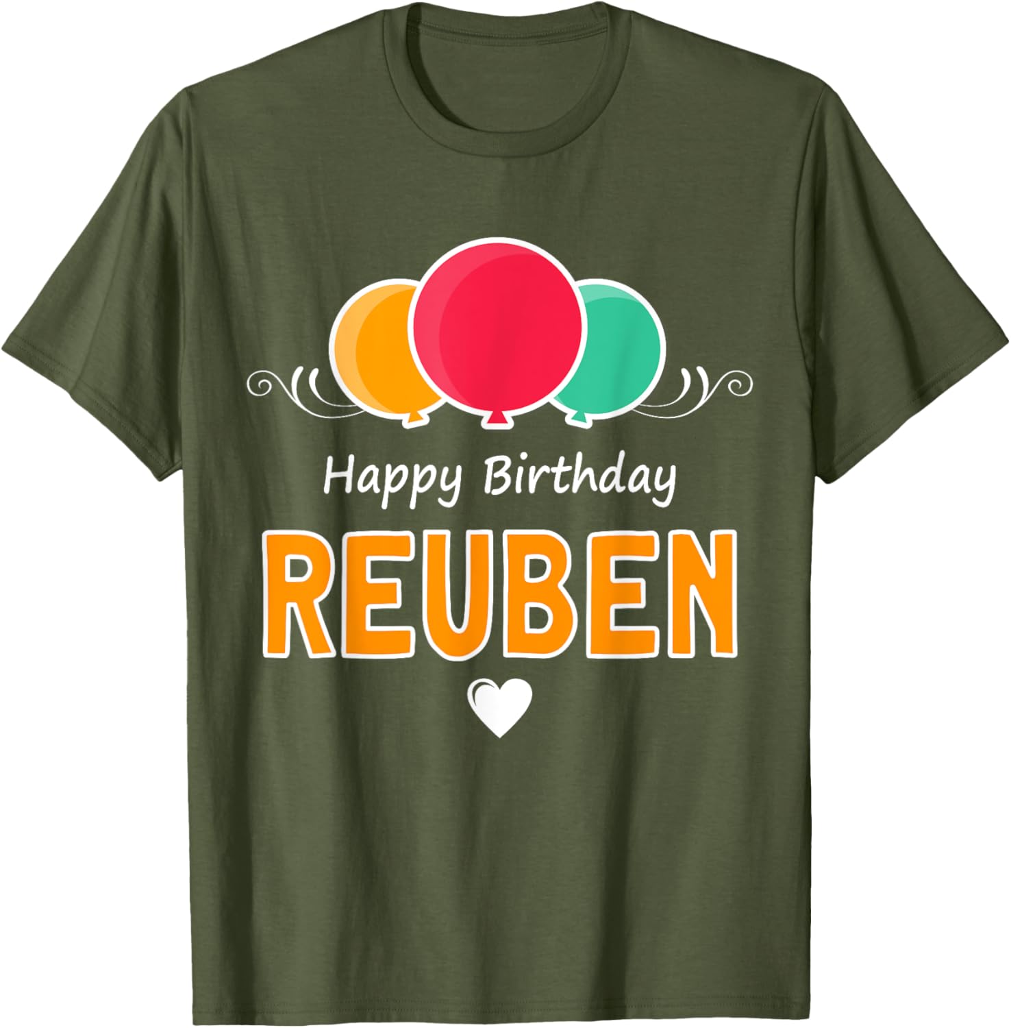 Happy Birthday Reuben T-Shirt Fun Gift for Celebrating Special Days - 27