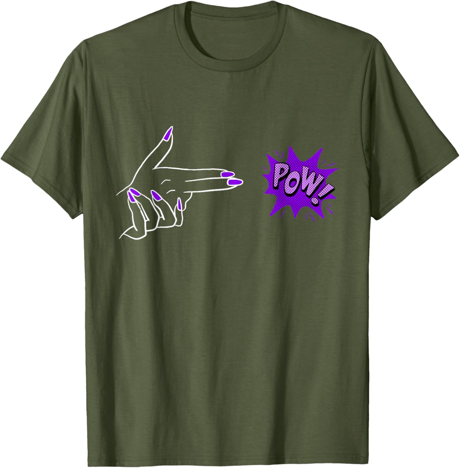 Purple Boy Bye Graphic T-Shirt for Trendy Casual Style and Comfort - 25