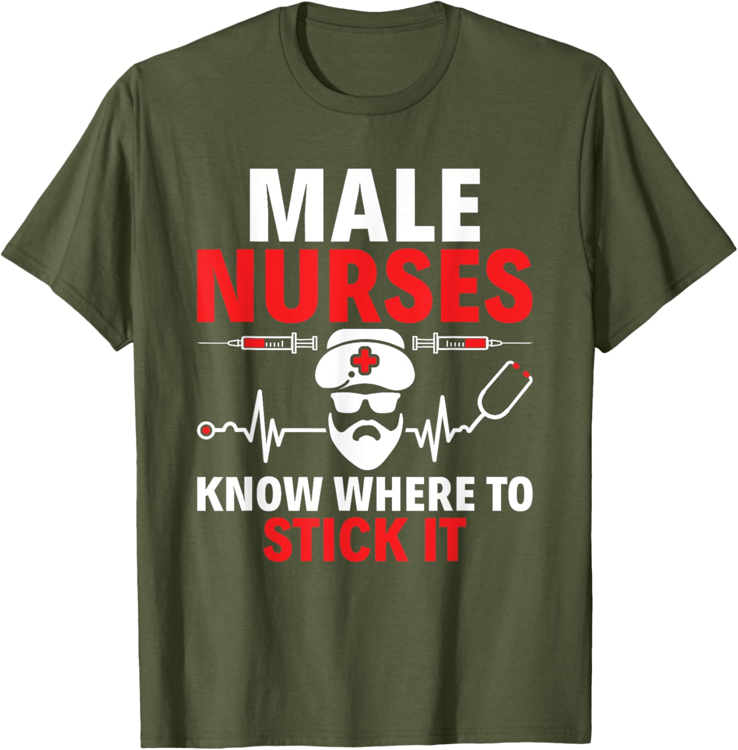 Funny Male Nurse Murse T-Shirt for RN Nurses - Great Gift Idea! - 7
