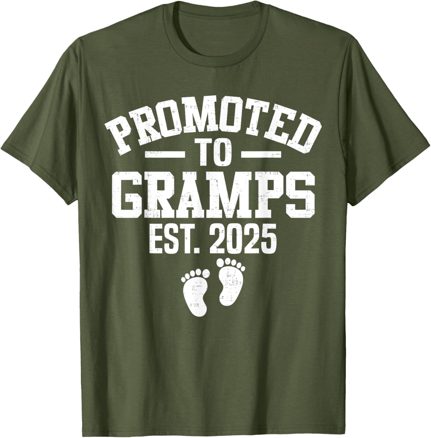 Promoted To Gramps 2025 First Time Grandpa T-Shirt for Men - 13