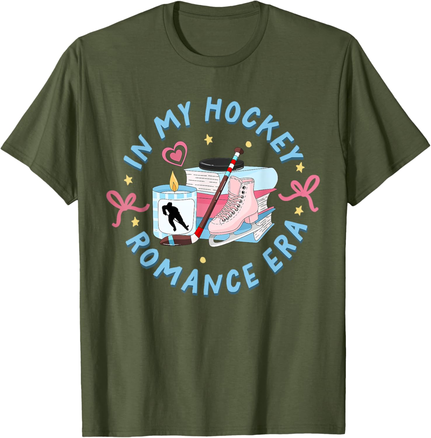 Funny Hockey Romance Reader T-Shirt for Sport Lovers and Fans - 22