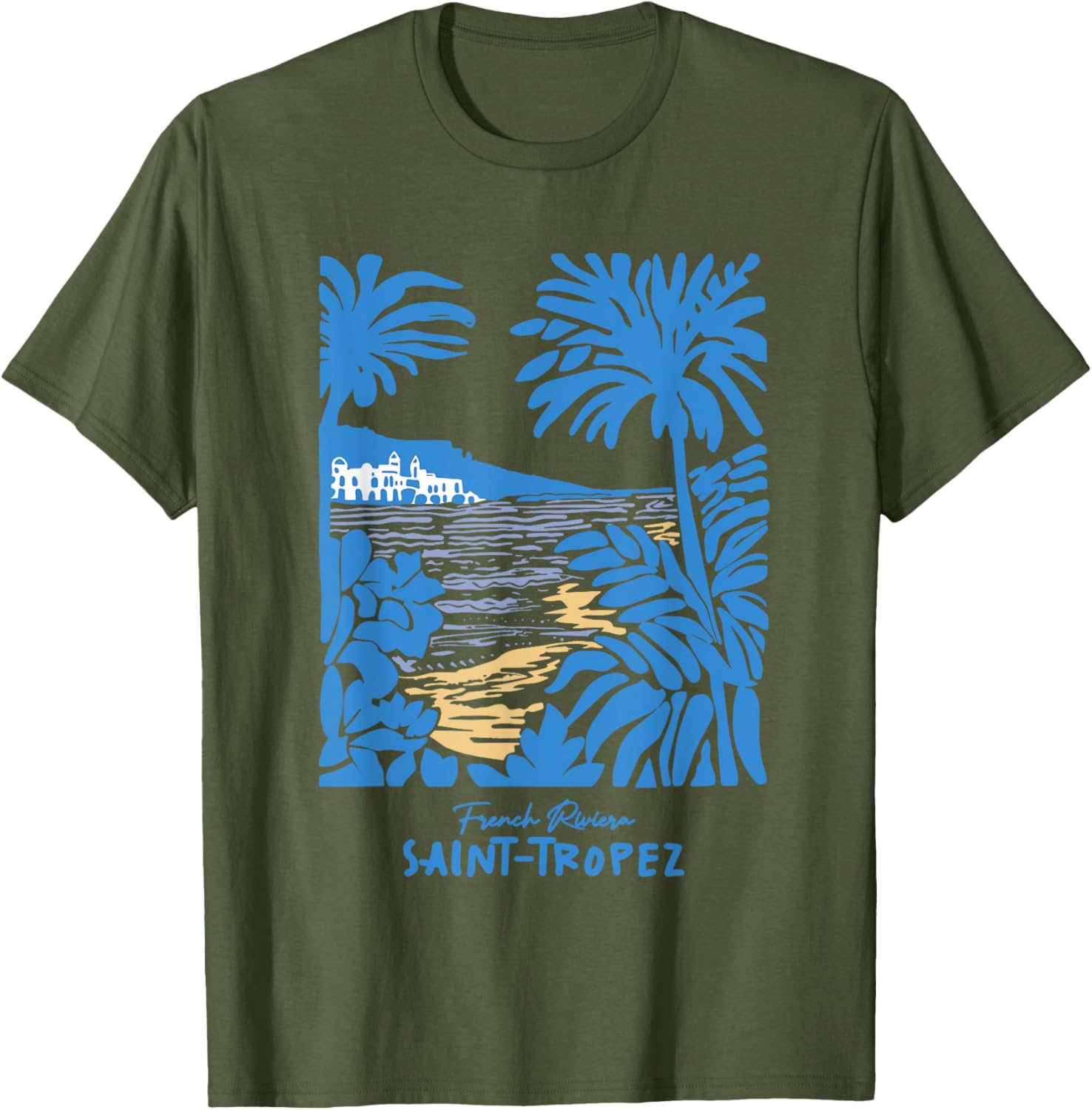 Saint Tropez French Riviera Vacation T-Shirt for Trendy Style Lovers - 19