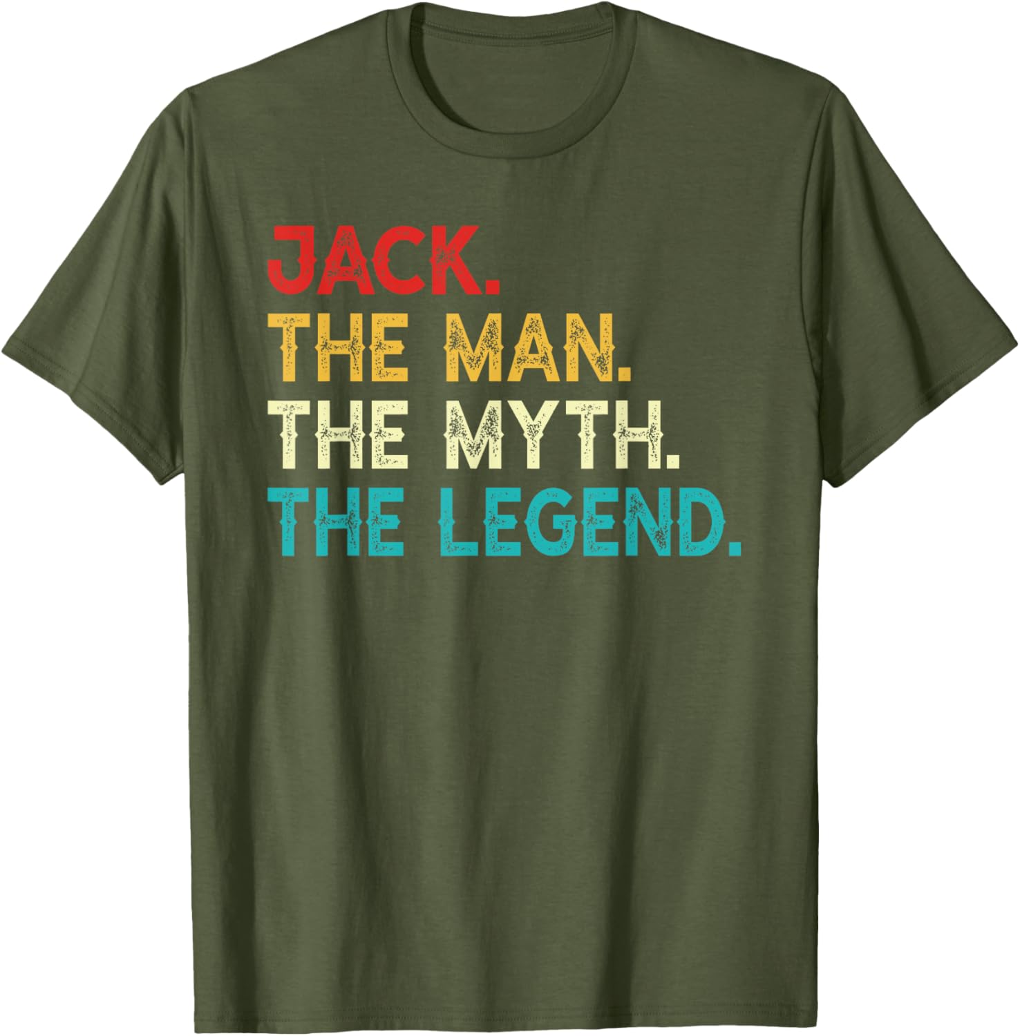 Funny Vintage Jack The Man The Myth The Legend Birthday T-Shirt - 23