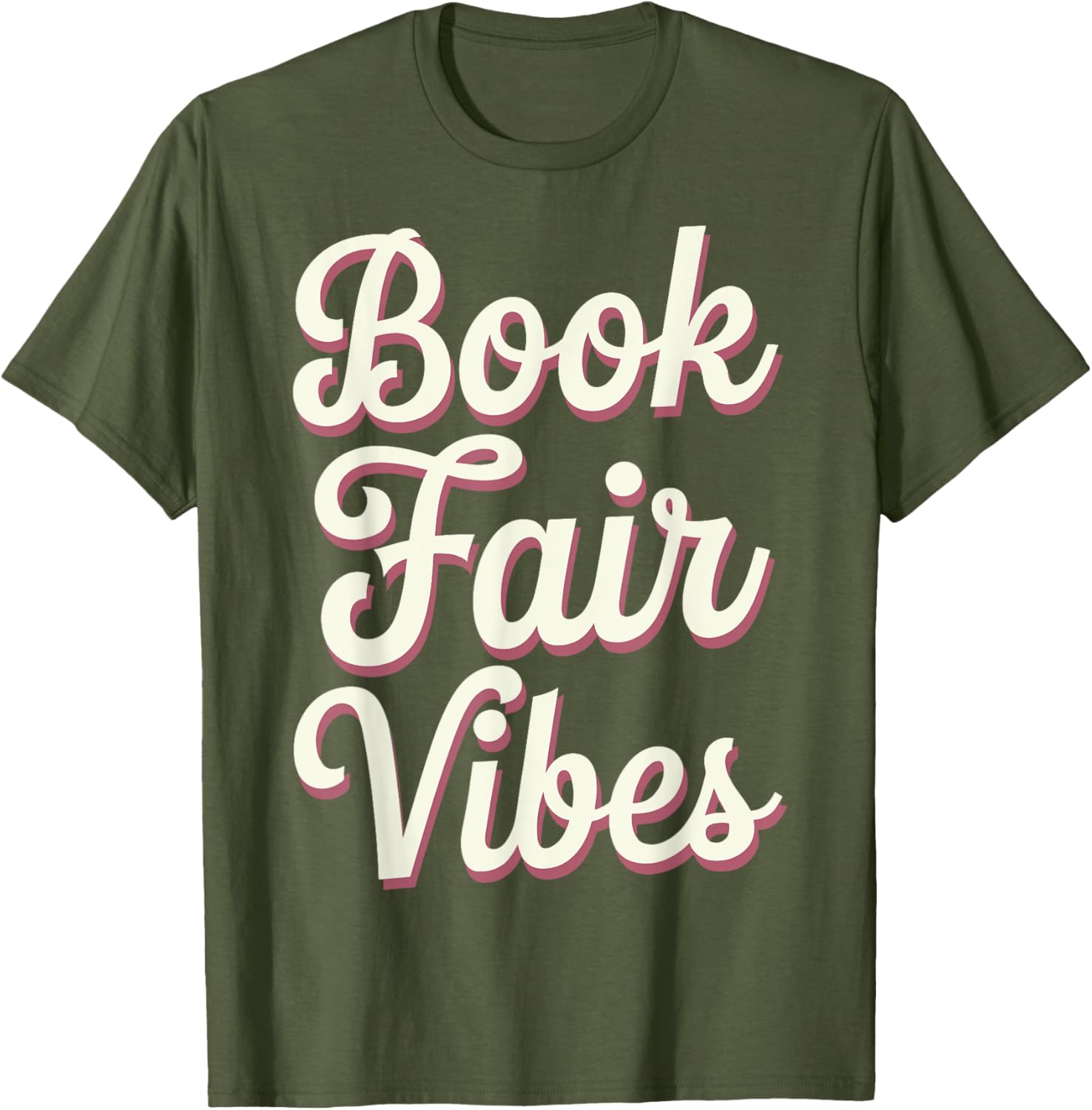 Book Fair Vibes T-Shirt for Book Lovers - Cute and Comfy Apparel - 3