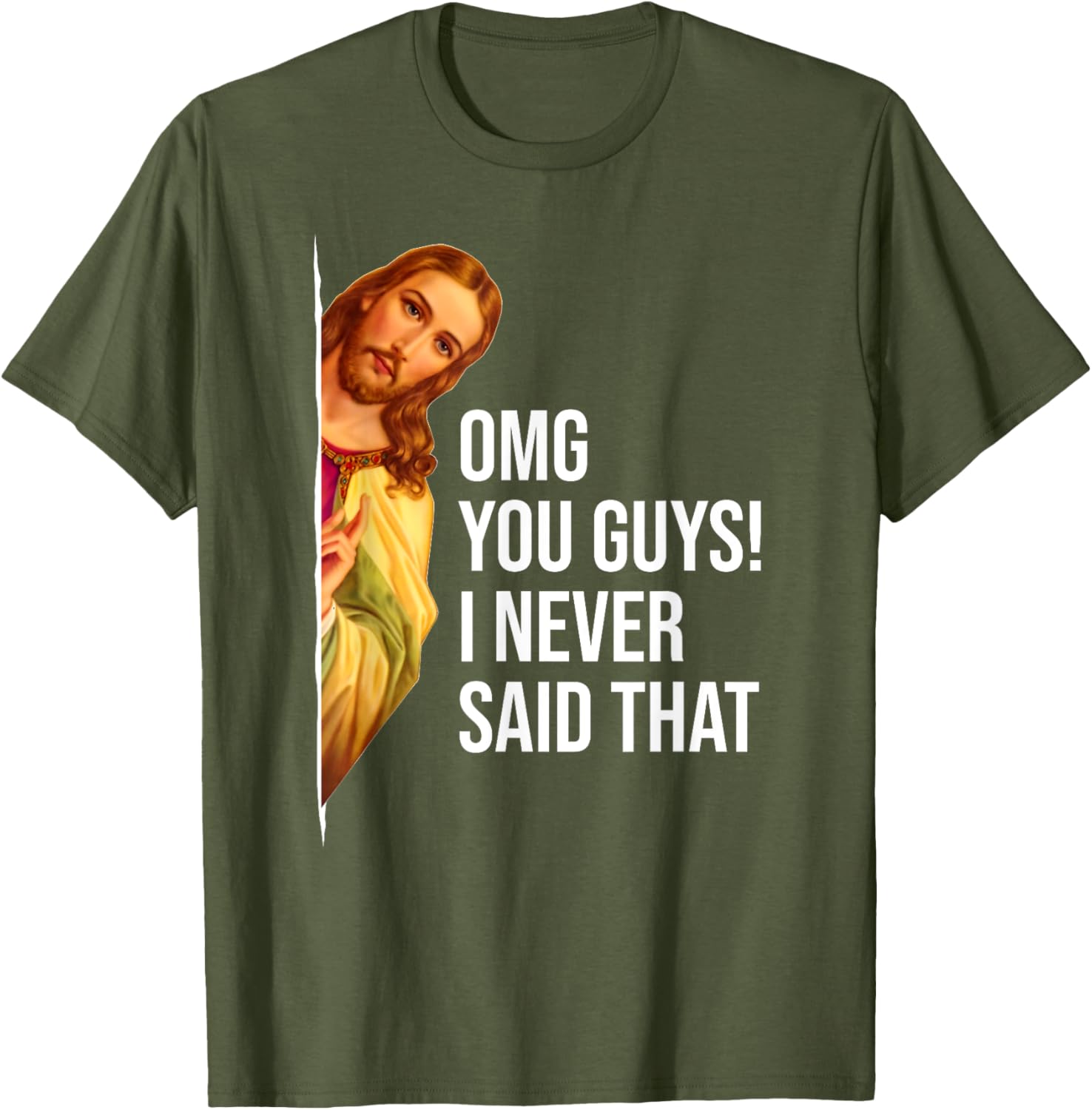 Funny Easter T-Shirt Jesus Sarcasm OMG You Guys Cool Graphic Tee - 12