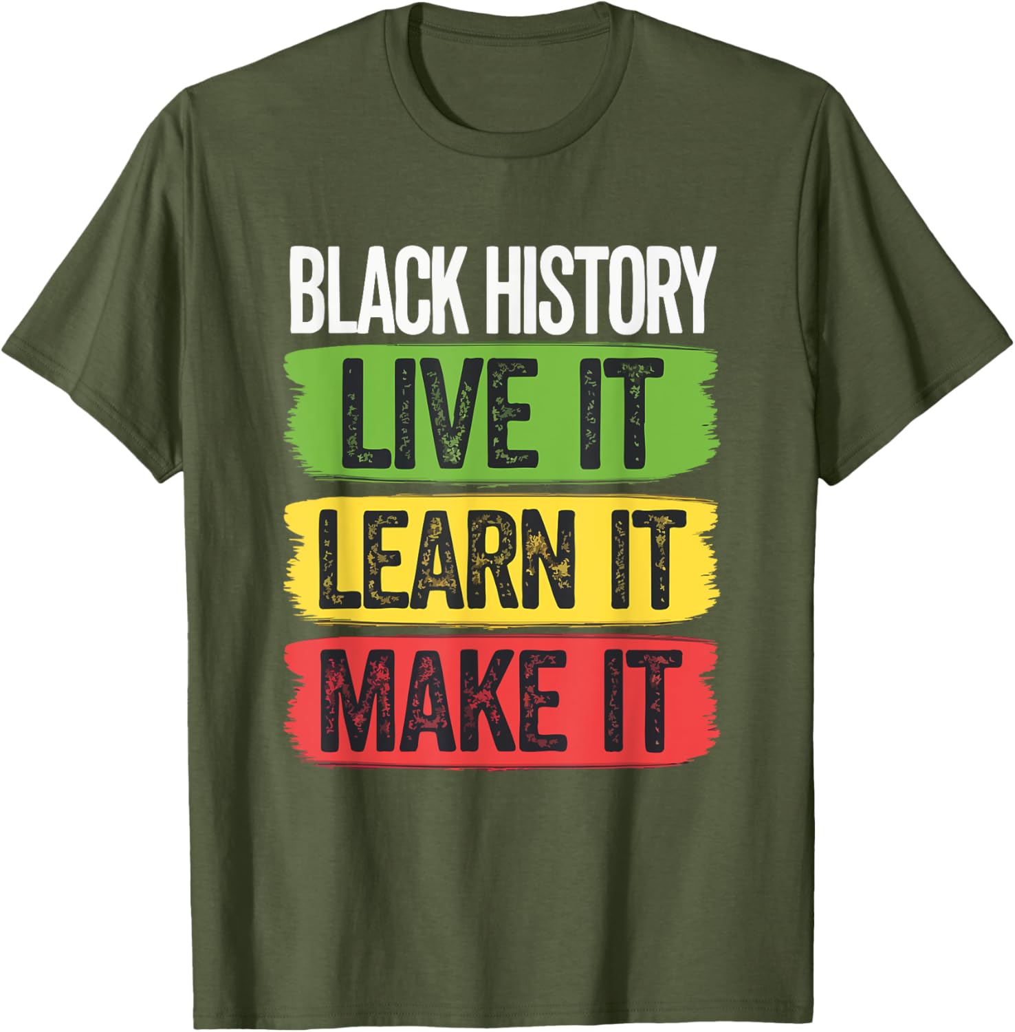 Celebrate Black History with Afro Motivation T-Shirt for All Day Comfort - 1