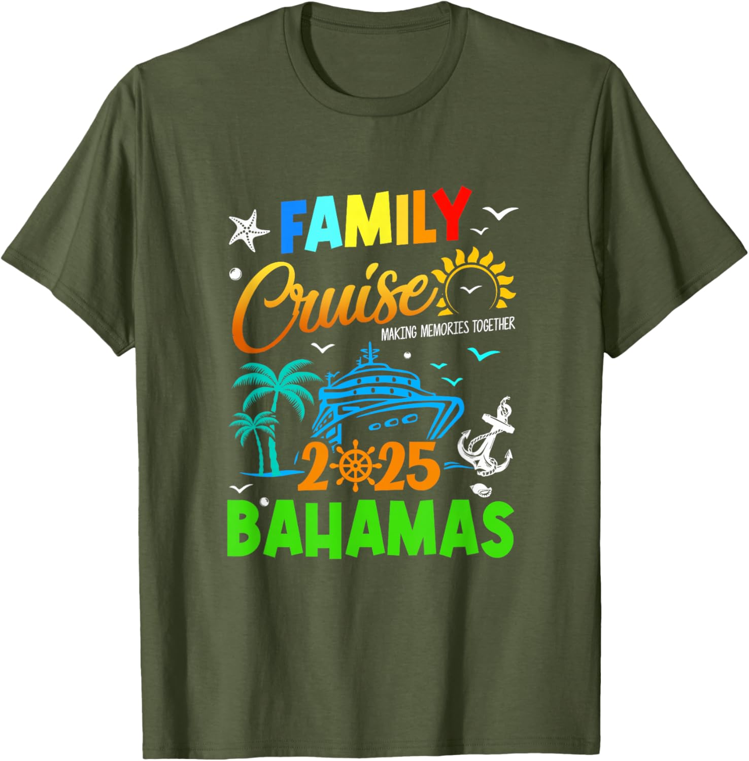 Matching Family Cruise T-Shirts for Bahamas 2025 Adventure Squad - 14
