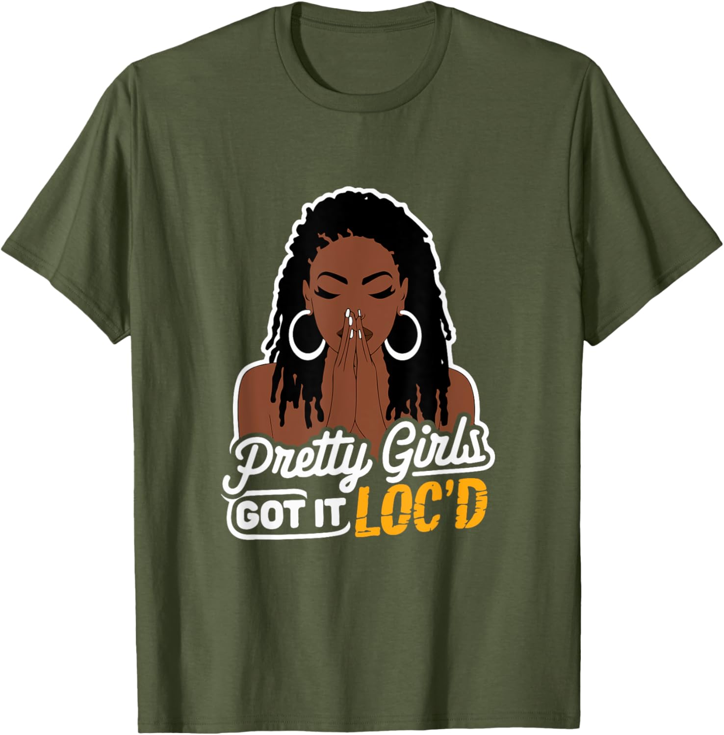Pretty Girls Got It Loc'd T-Shirt for Melanin Women with Dreadlocks - 5