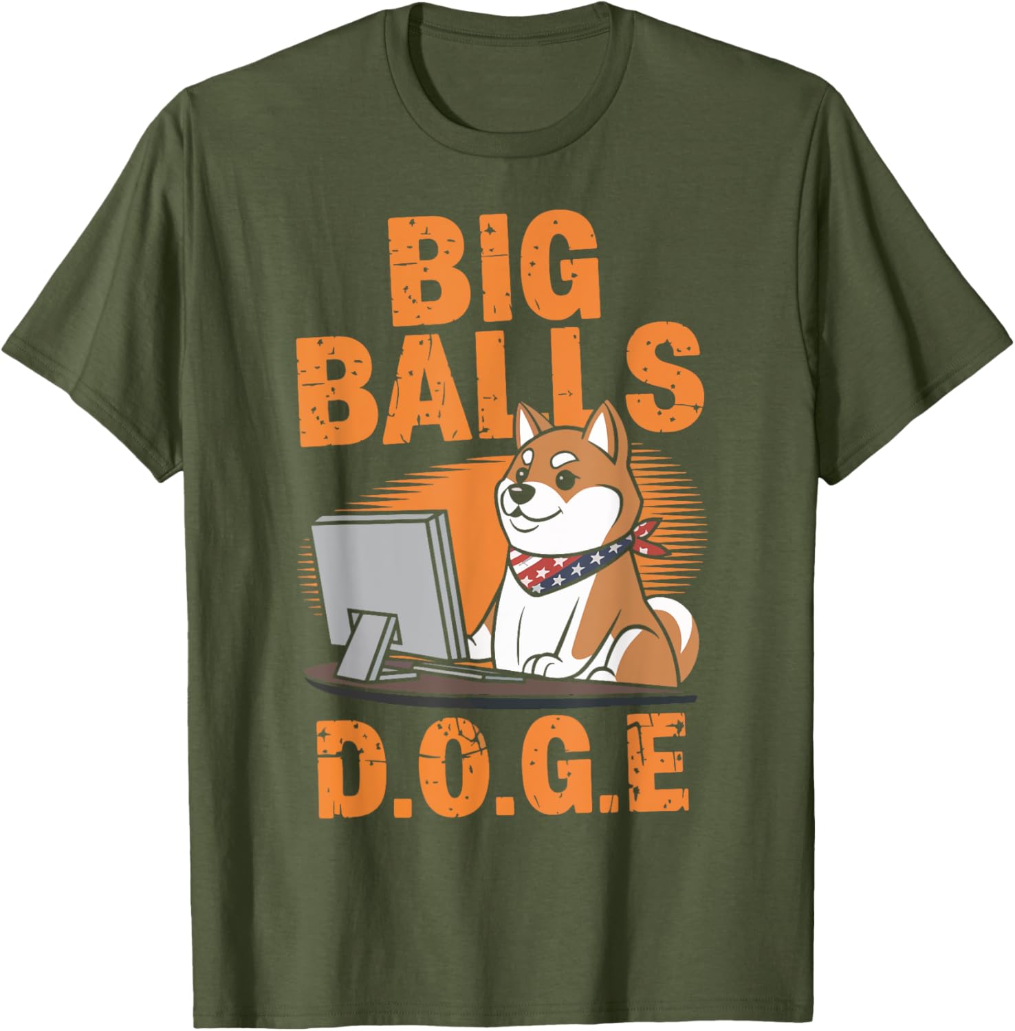 Funny Big Balls D.O.G.E DOGE T-Shirt for Dog Lovers and Pet Owners - 15