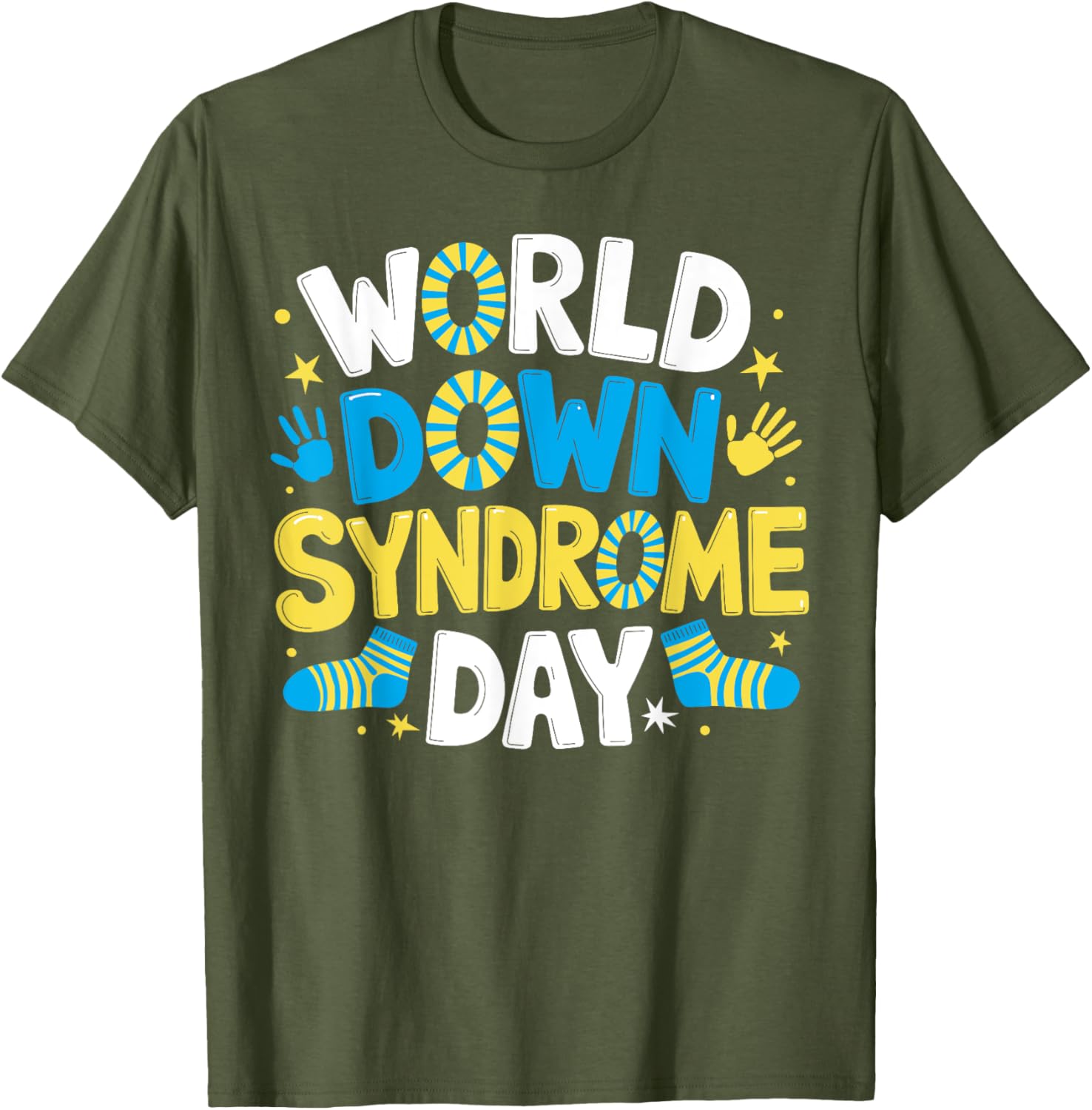 Down Syndrome Awareness Day Kids T-Shirt and Socks Set Supporting Inclusivity - 11