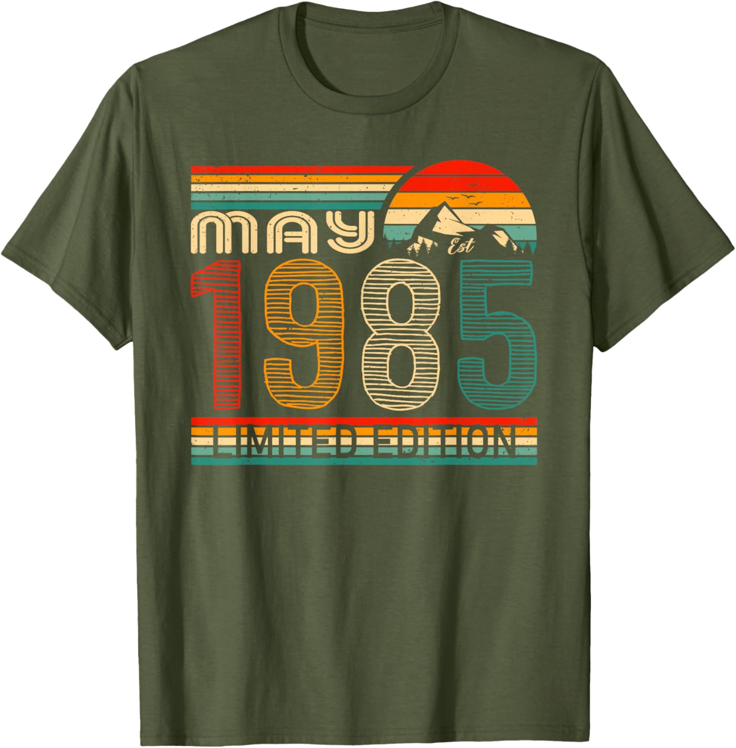 Classic 1985 Vintage Birthday T-Shirt May 1985 Limited Edition Gift - 2